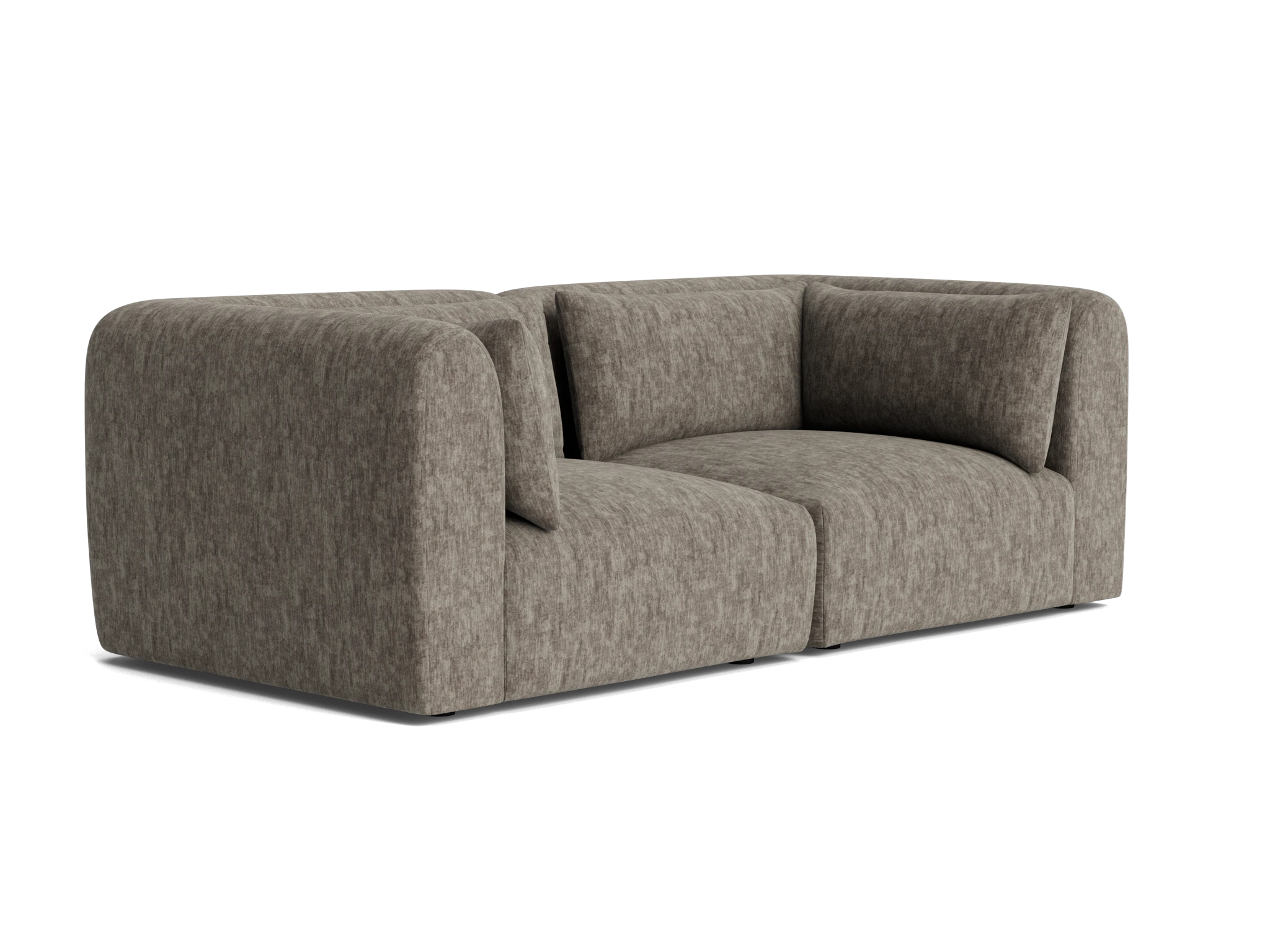 carin modular loveseat crave mocha latte