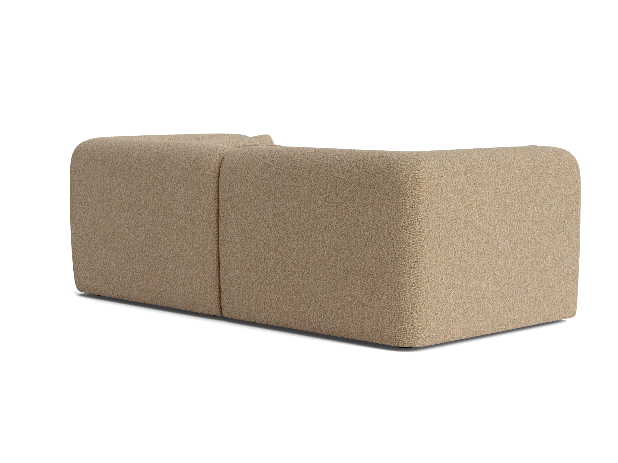 carin modular loveseat bubbly cream soda