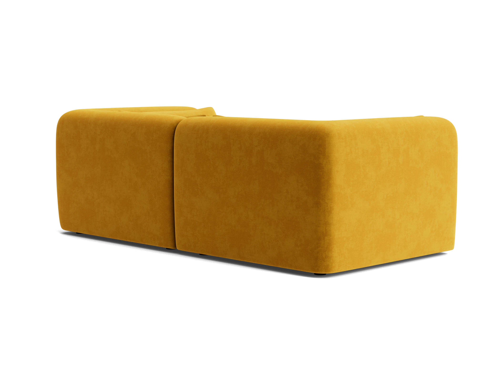 carin modular loveseat harper amber gold