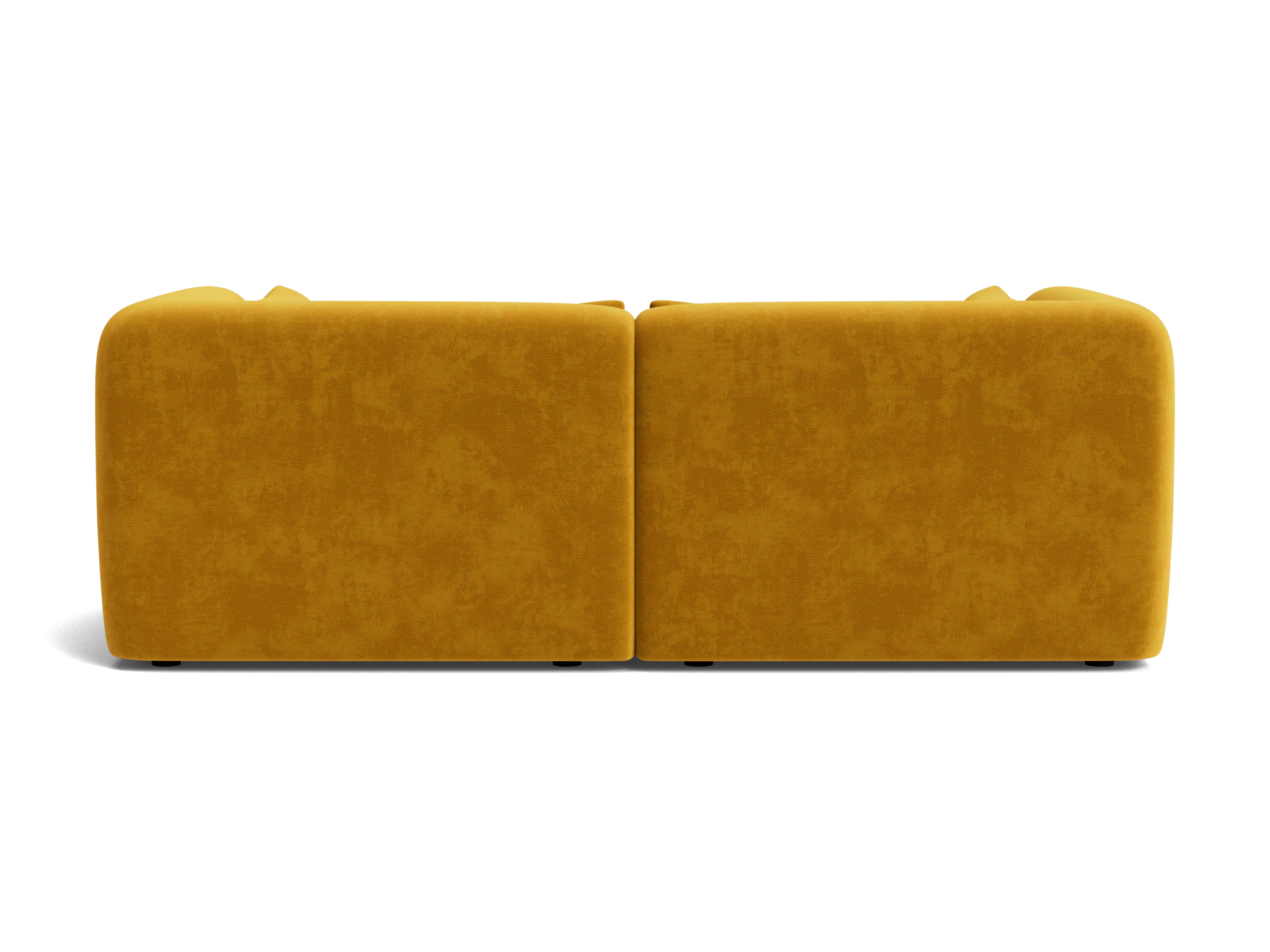 carin modular loveseat harper amber gold