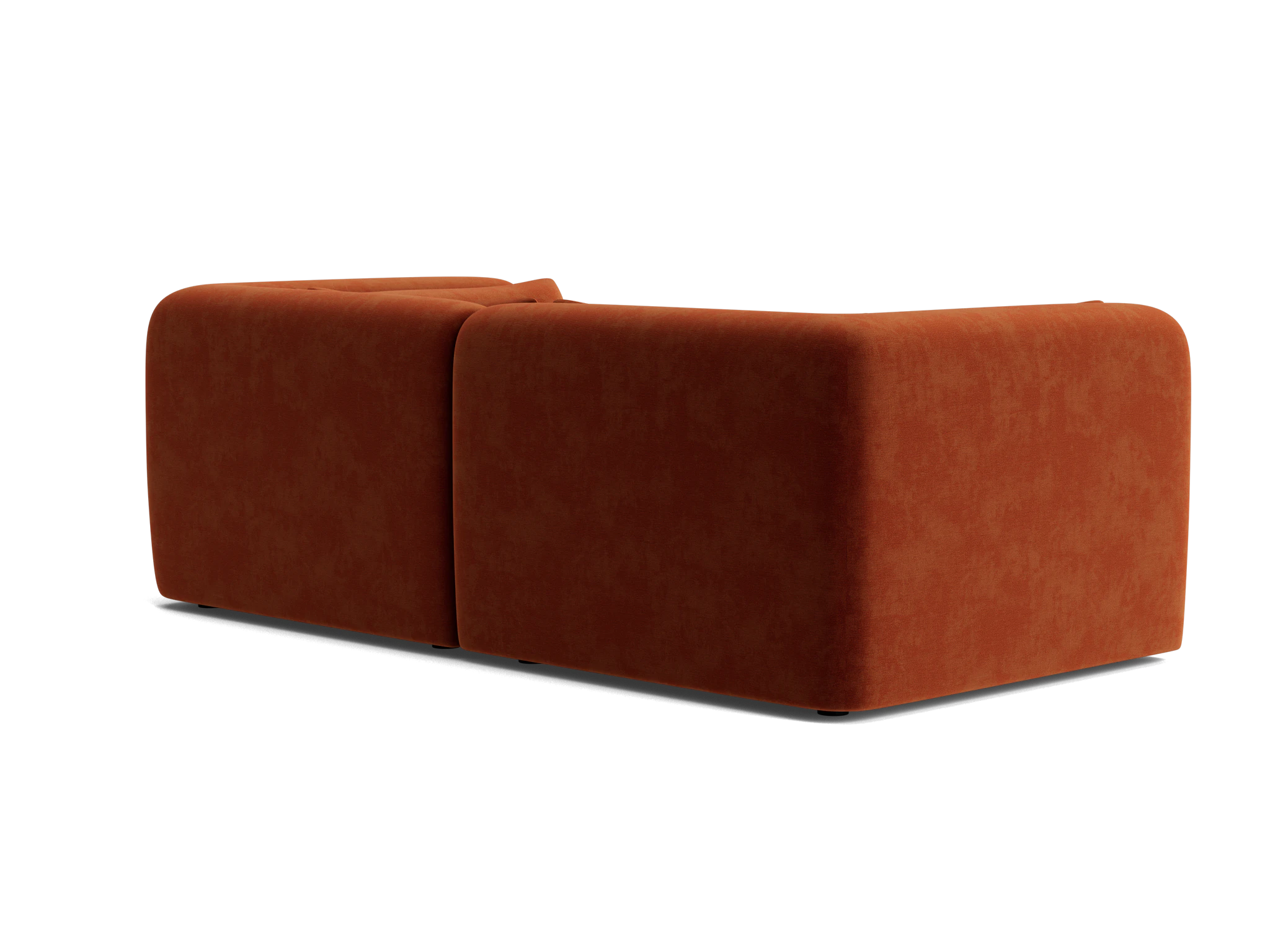 carin modular loveseat harper cinnamon