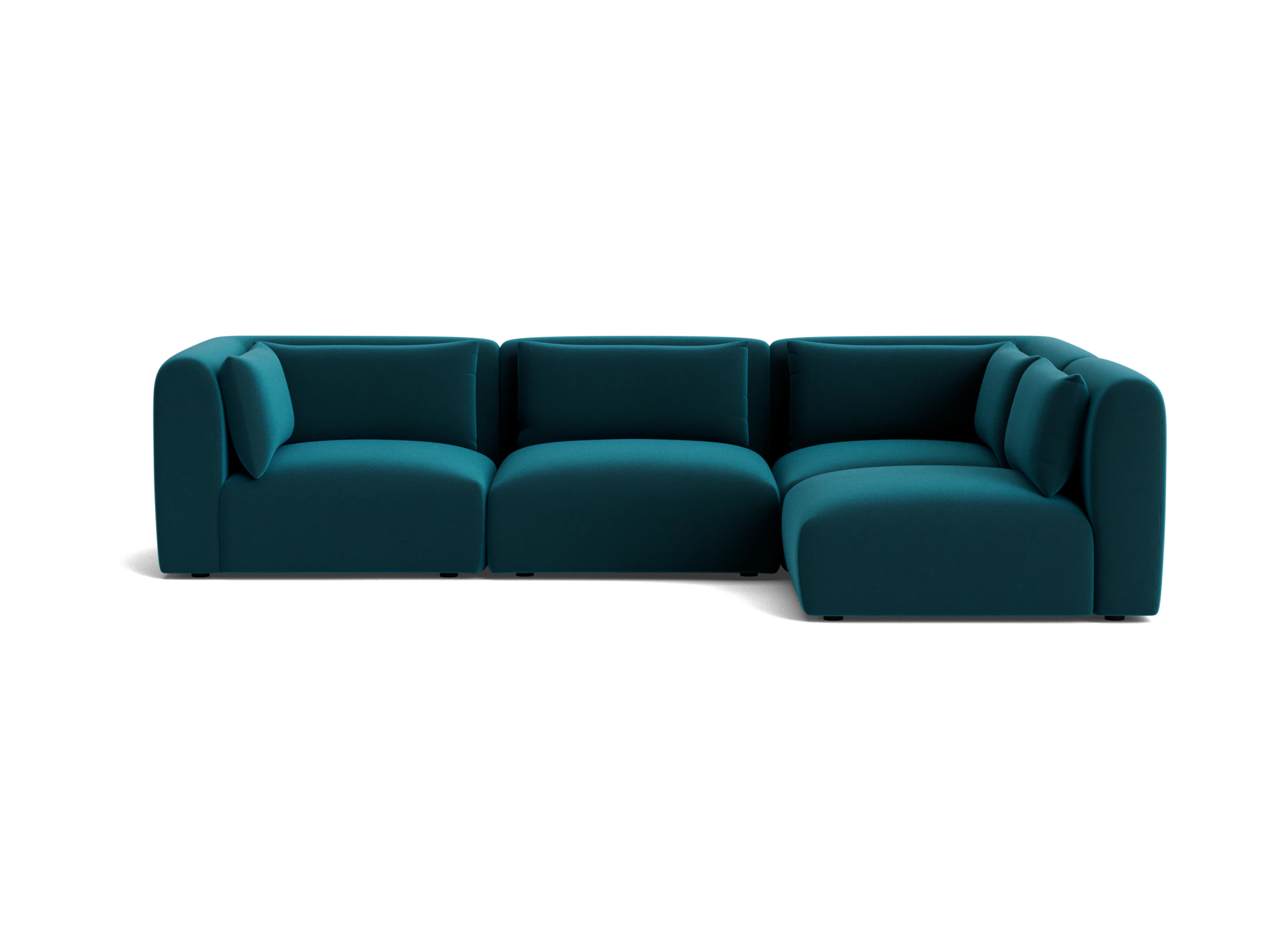 carin modular sectional royale peacock