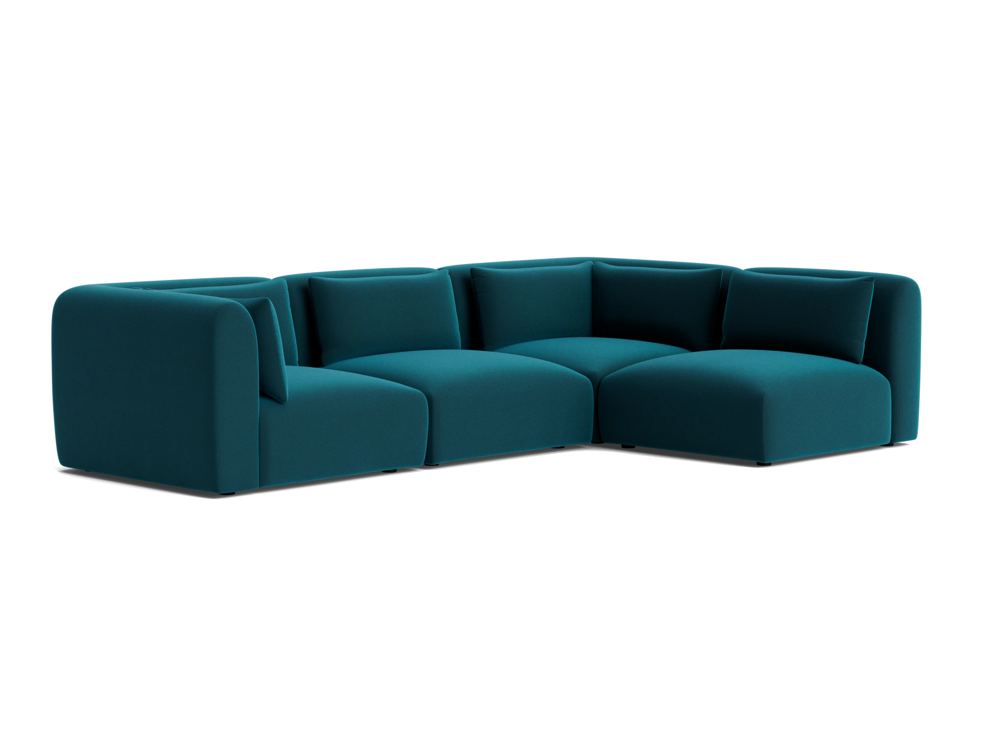 carin modular sectional royale peacock