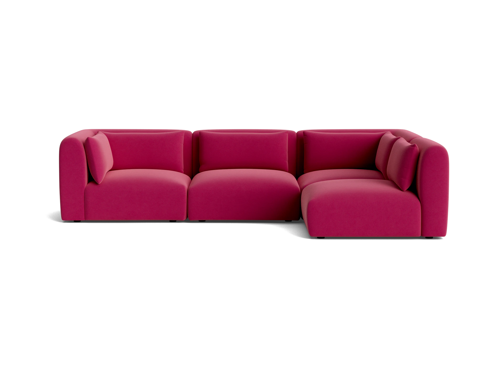 carin modular sectional royale berry