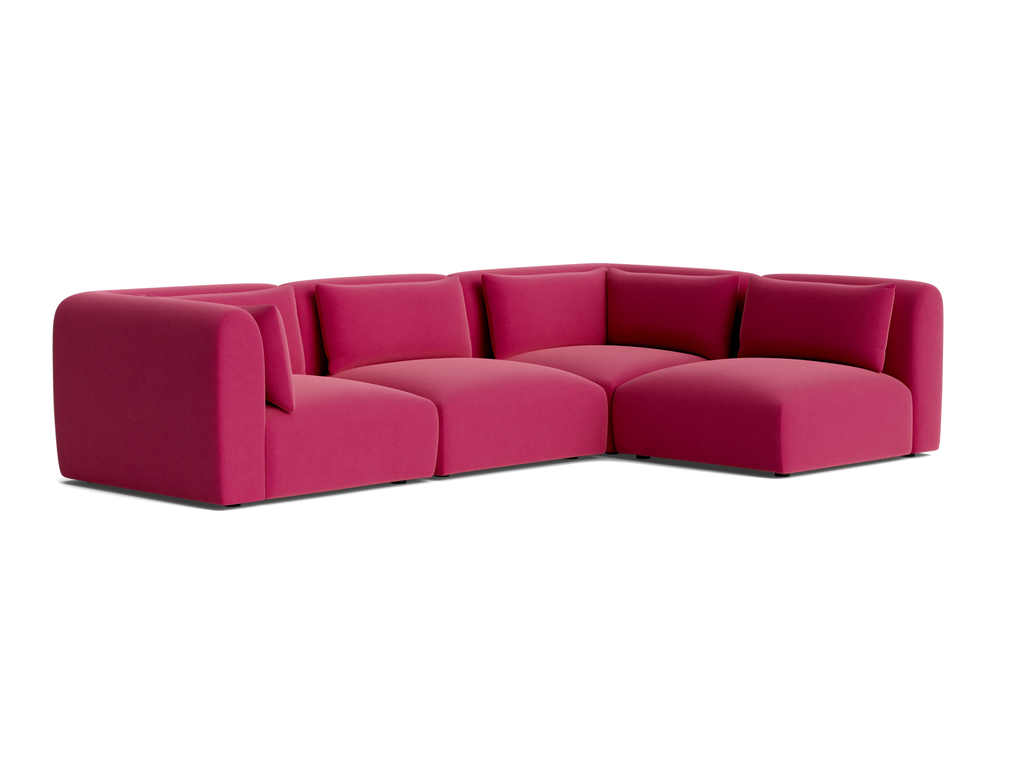 carin modular sectional royale berry