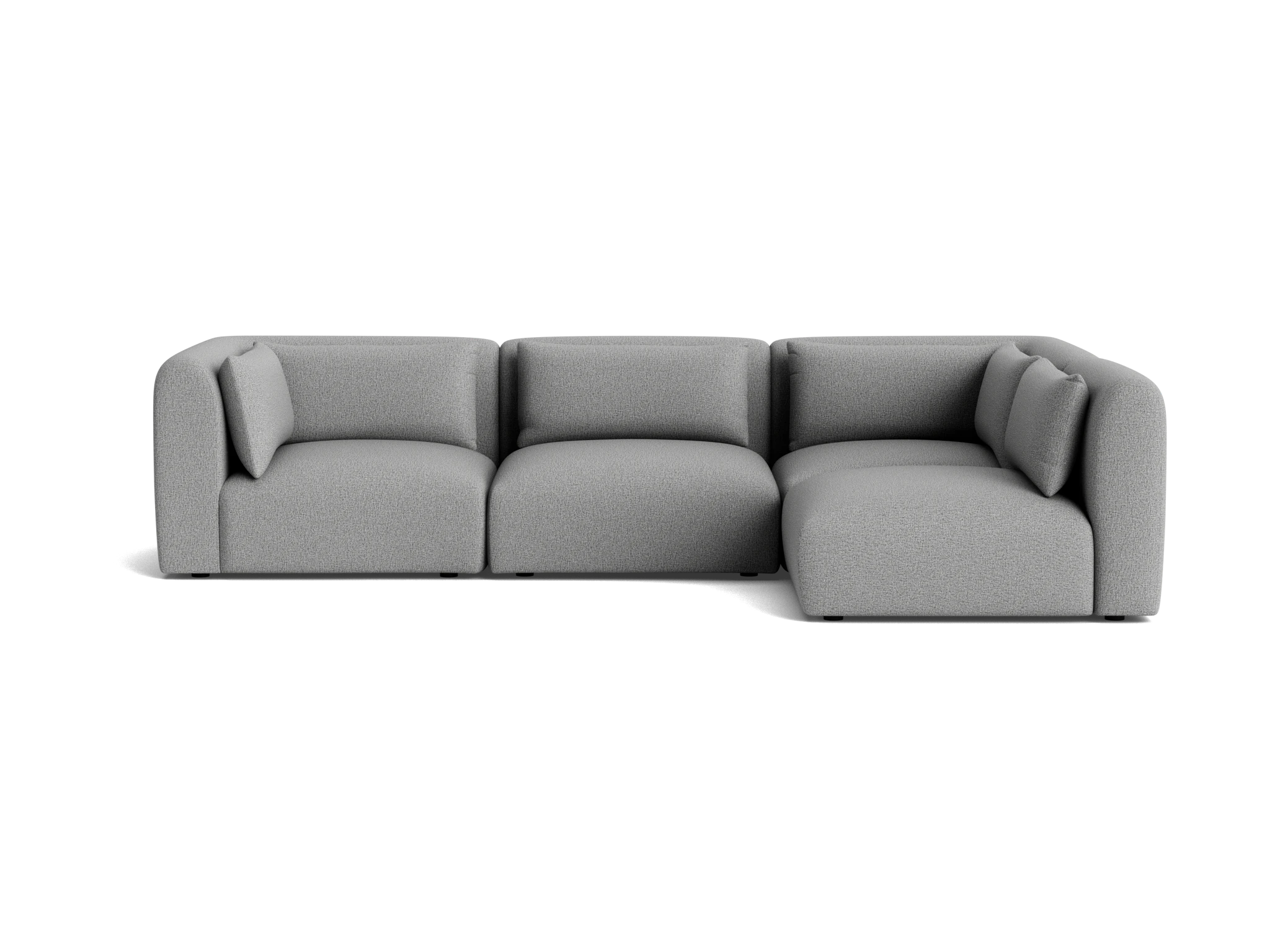 carin modular sectional taylor felt gray