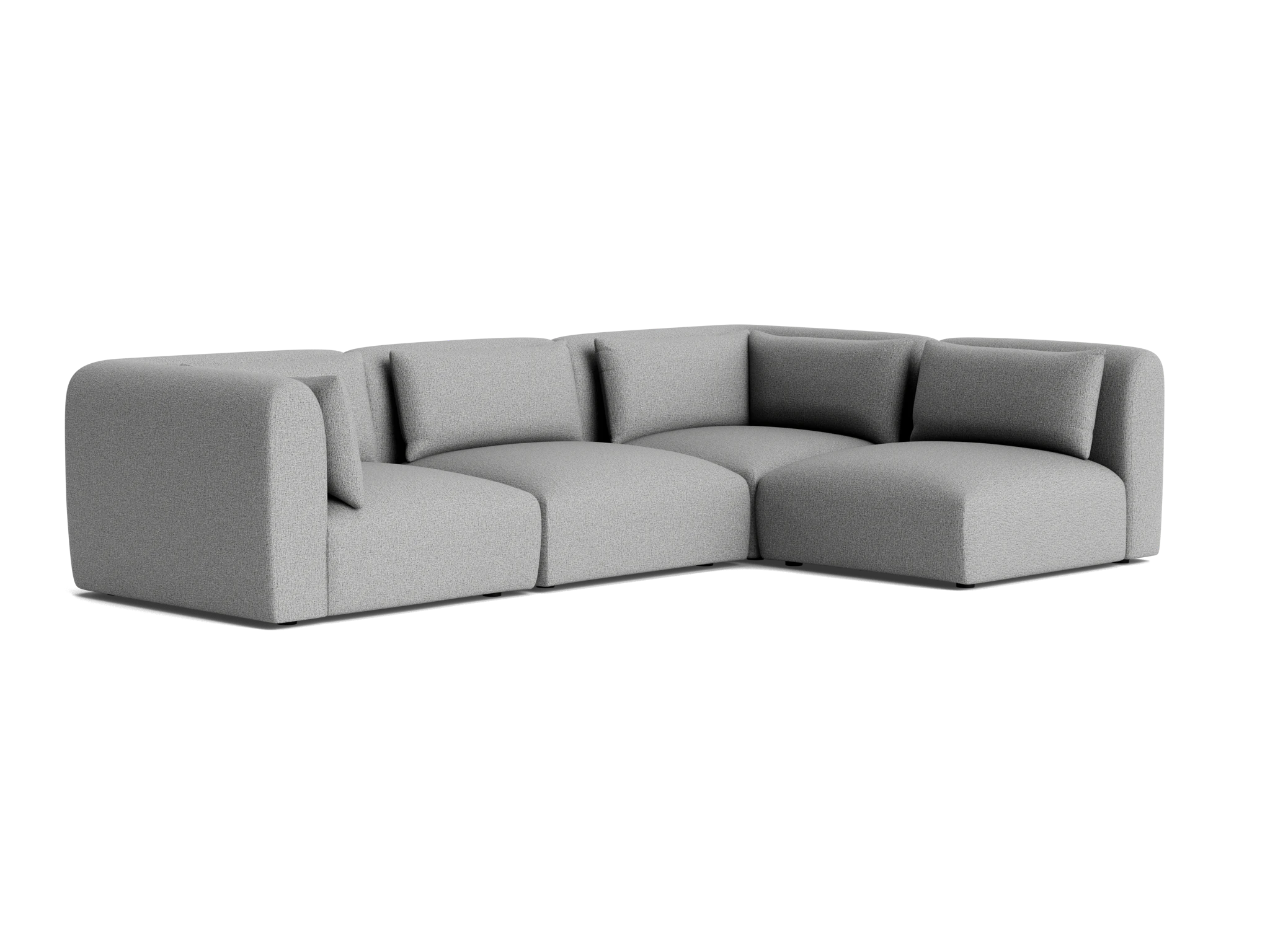 carin modular sectional taylor felt gray