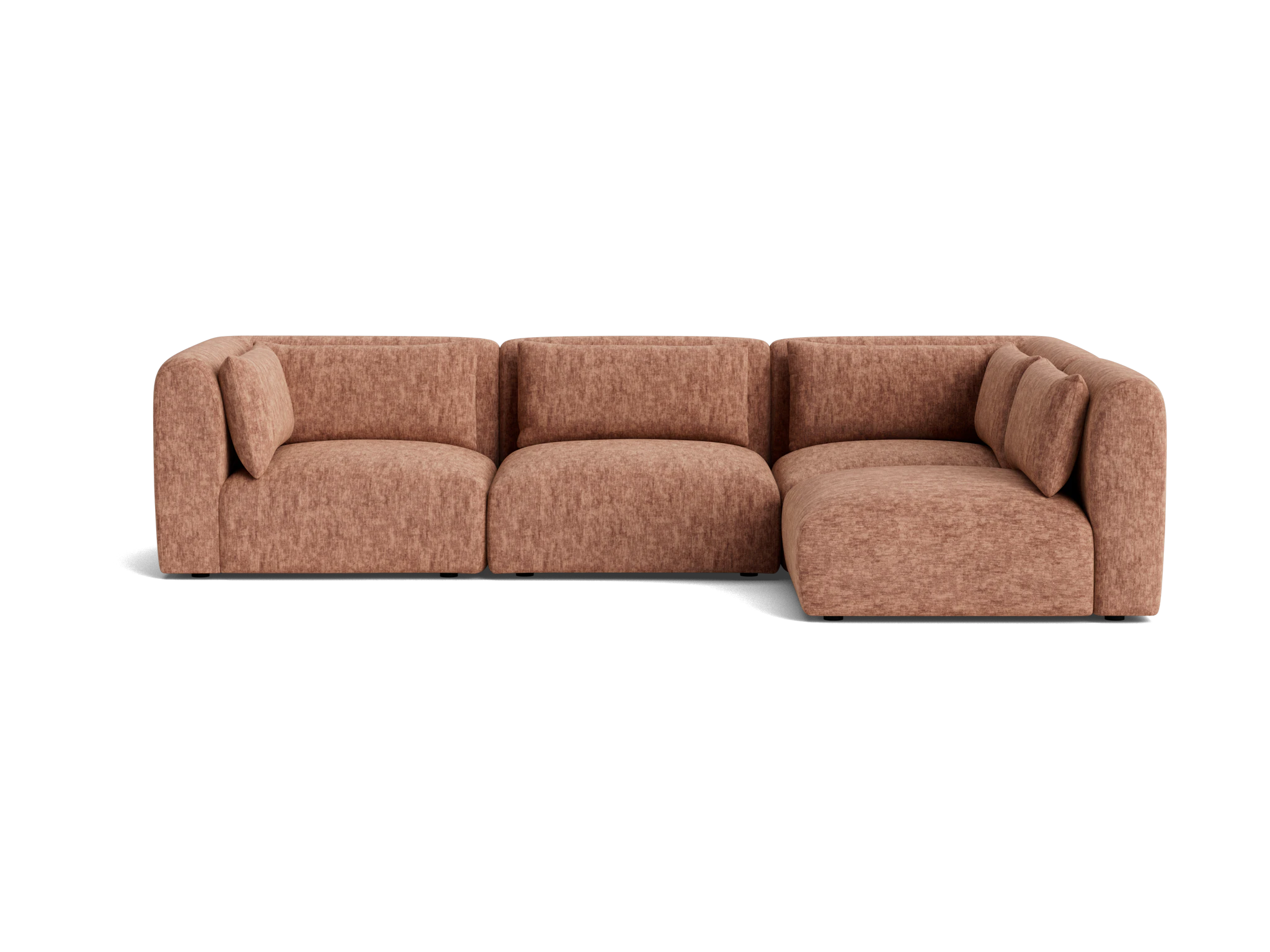 carin modular sectional crave pantone mocha mousse