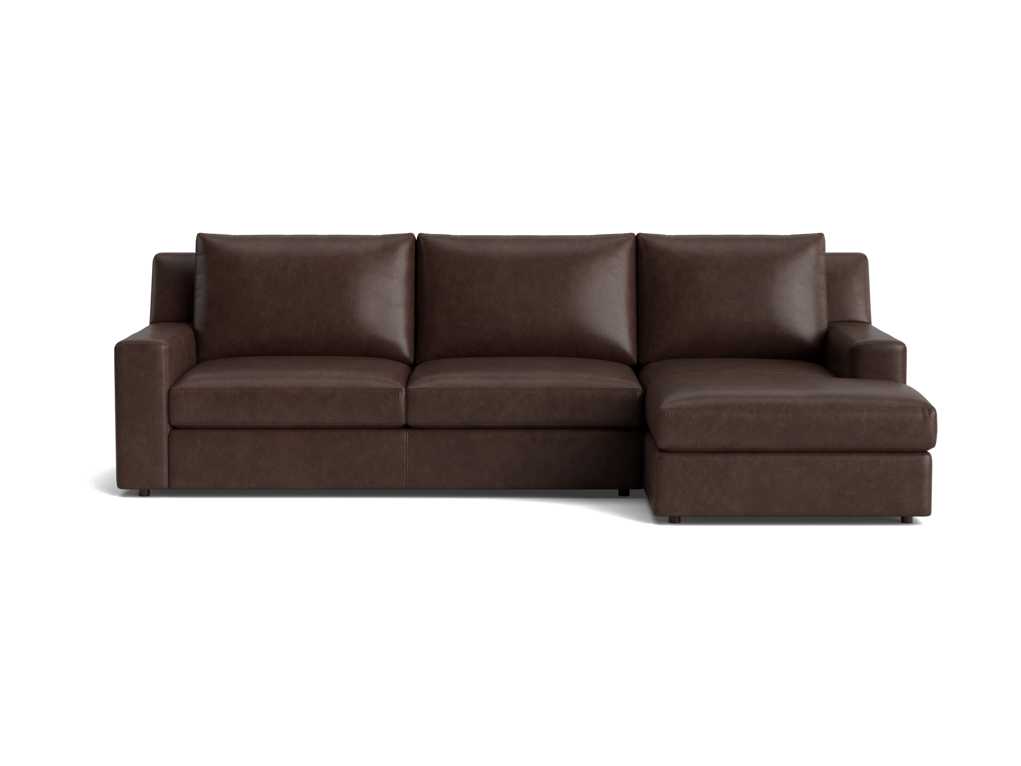 milo leather sectional croix coffee house