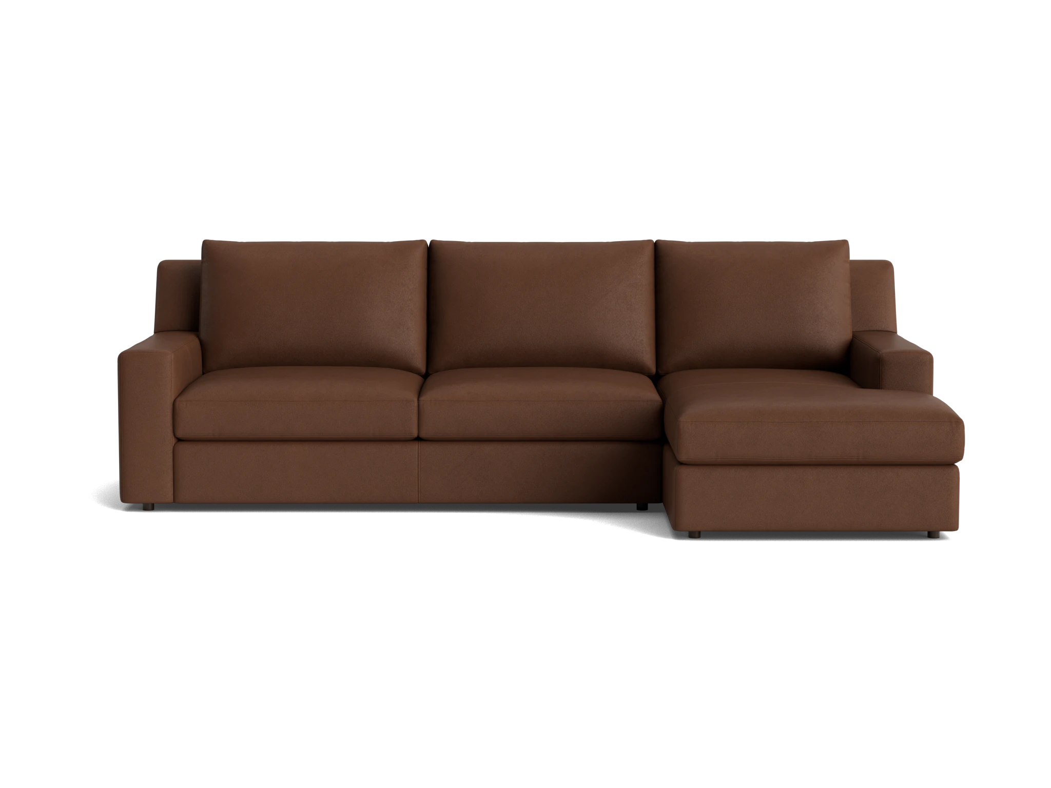 milo leather sectional priceless acorn