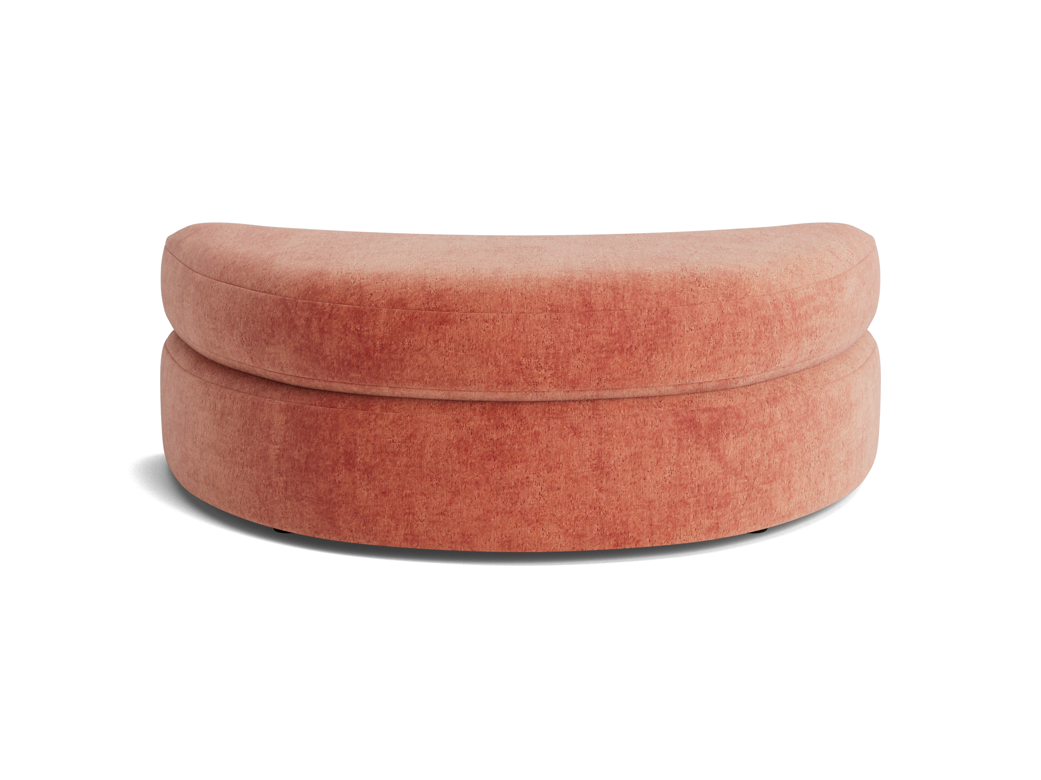 amelia grand ottoman plush terra rose