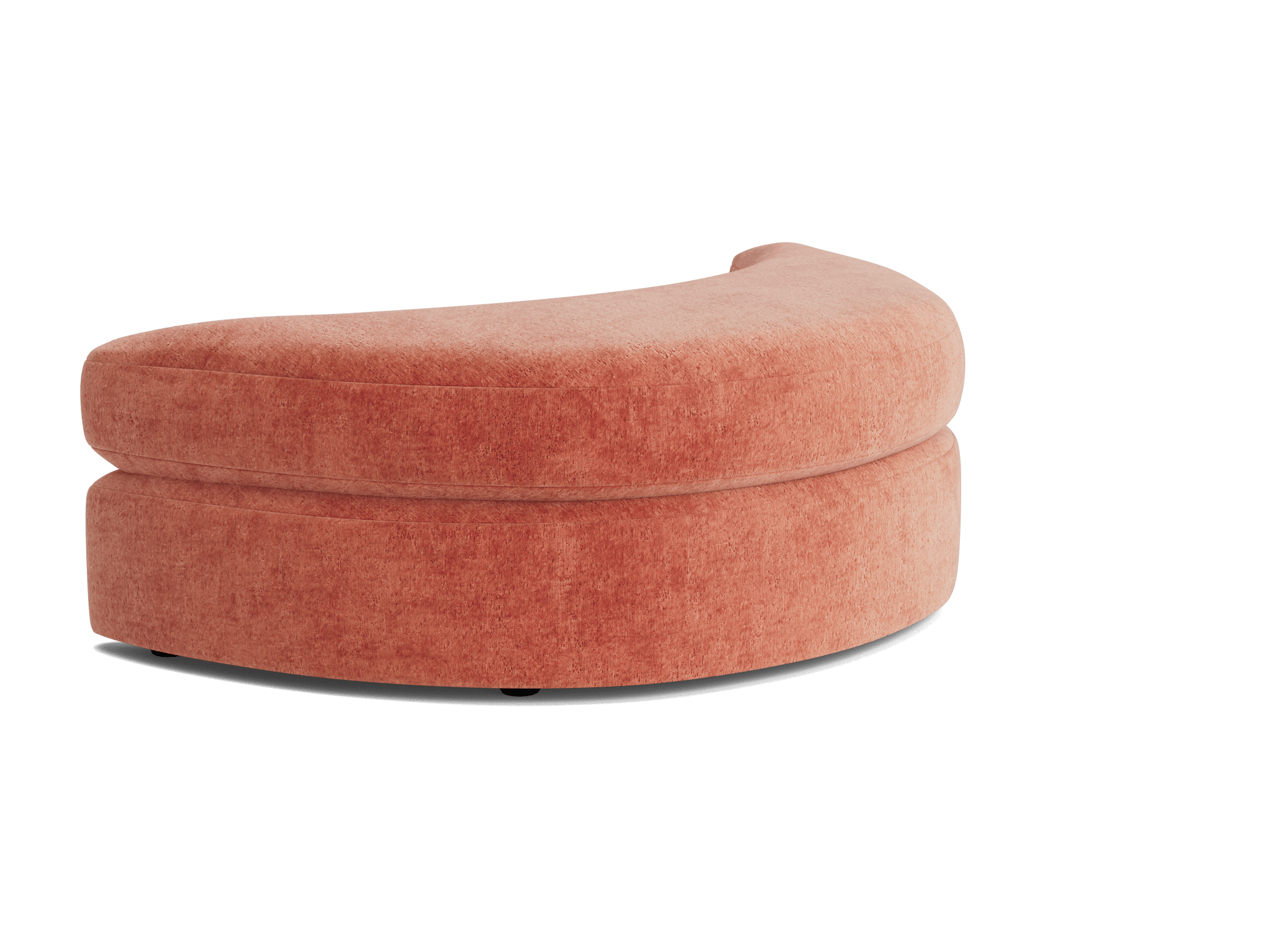 amelia grand ottoman plush terra rose