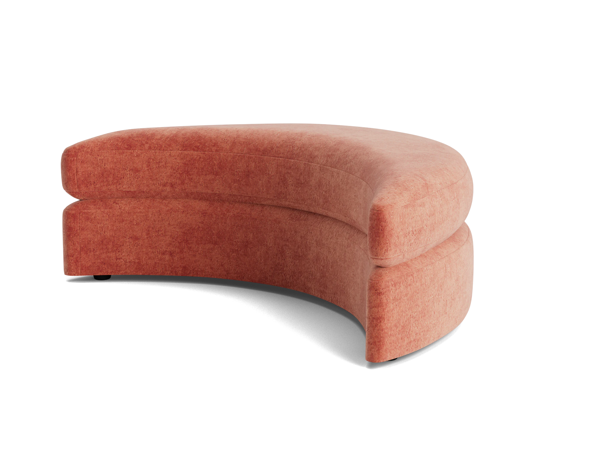 amelia grand ottoman plush terra rose