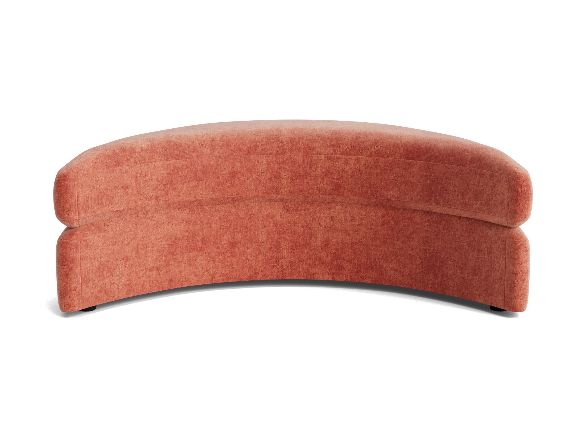 amelia grand ottoman plush terra rose