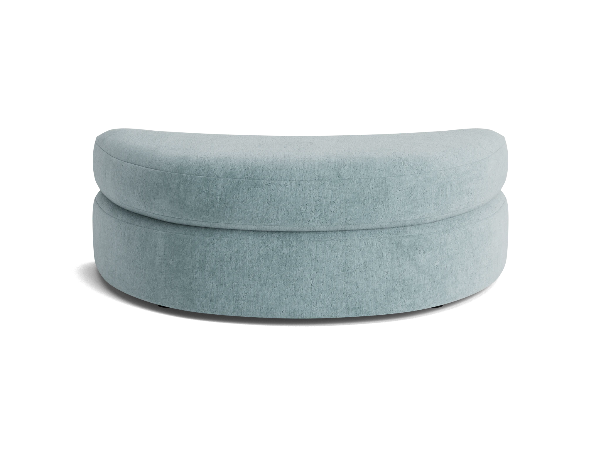 amelia grand ottoman plush mist