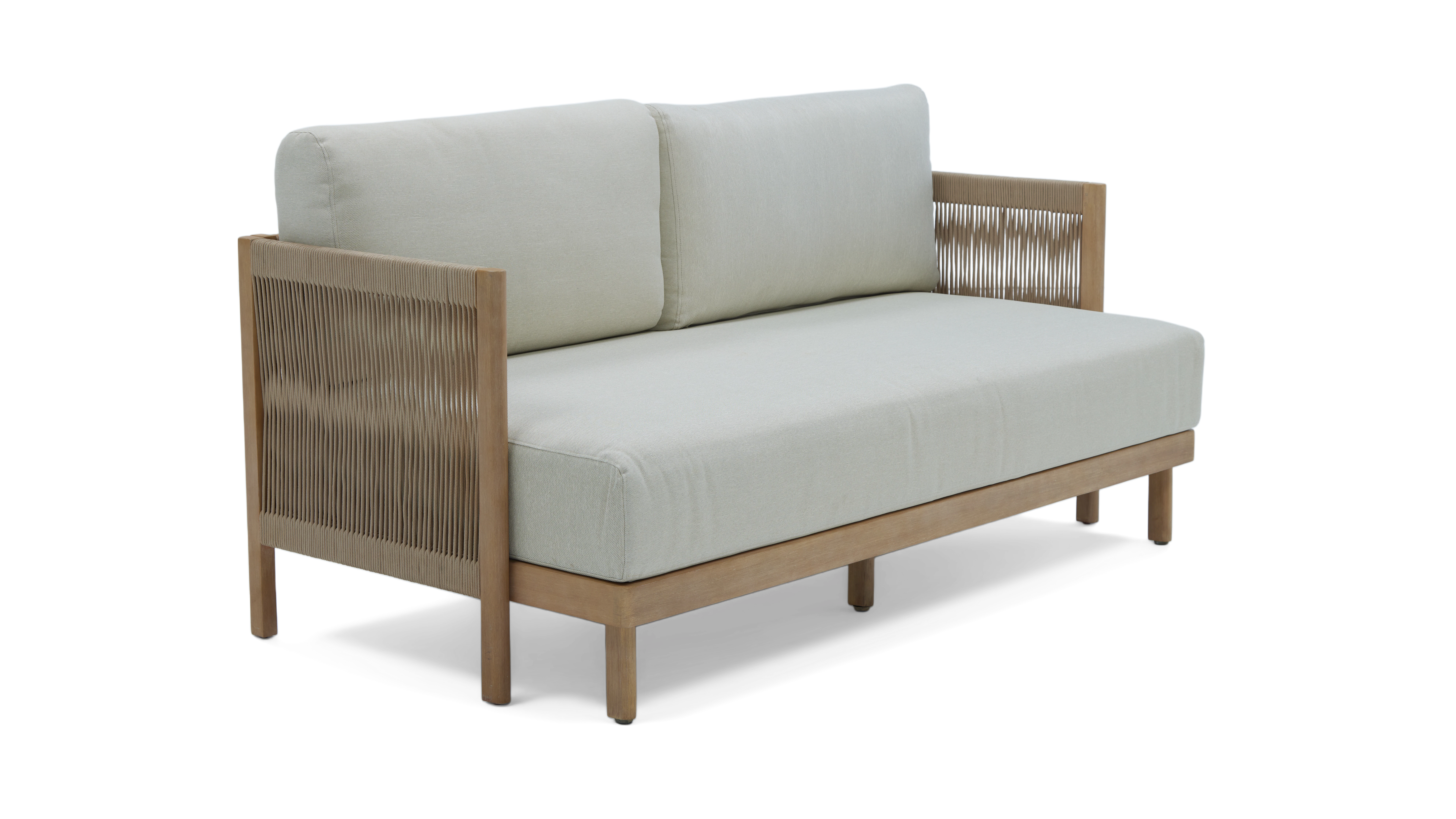 crm cruz outdoor double sofa cream