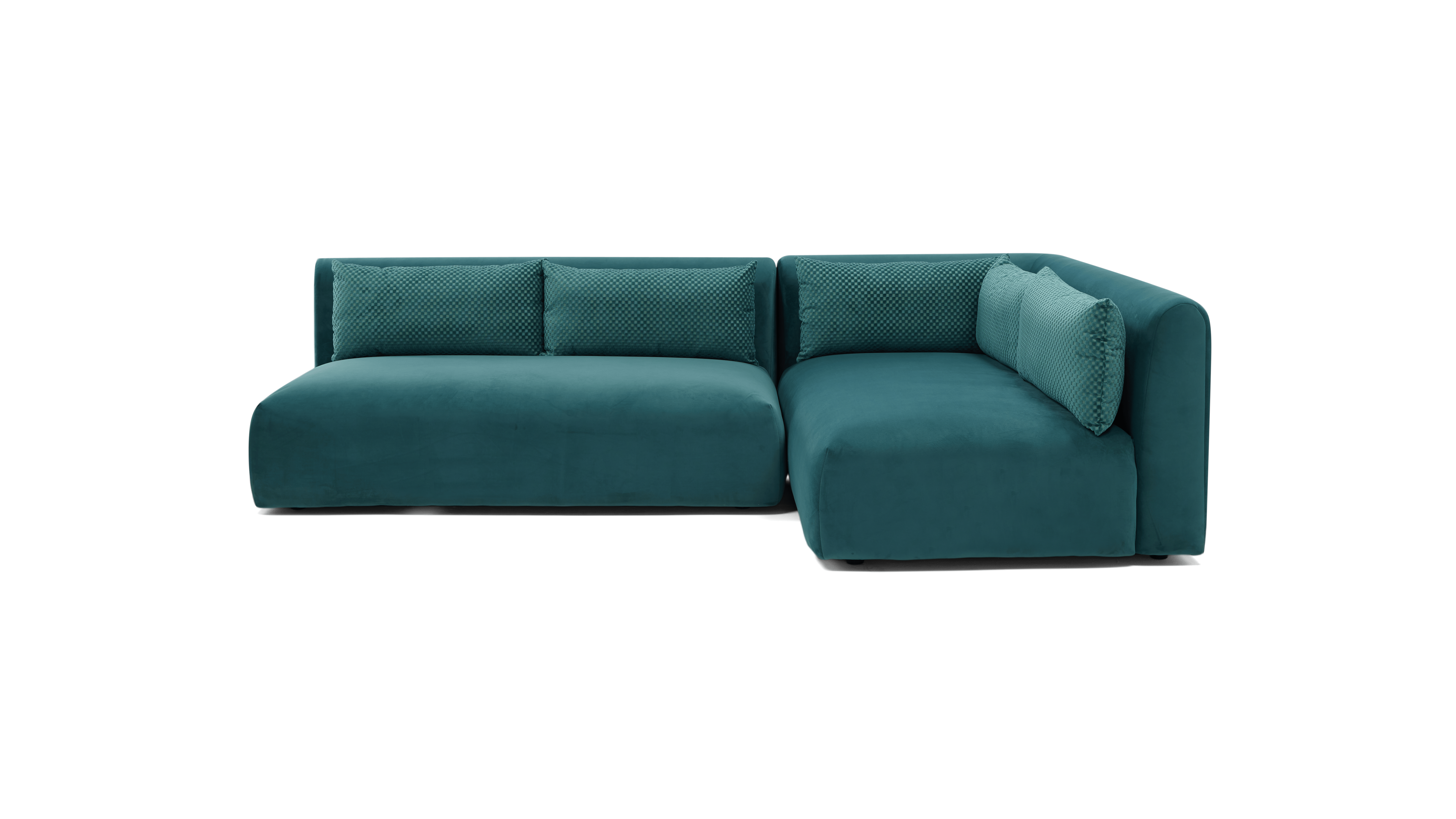 carin mixed material sectional pantone tapestry