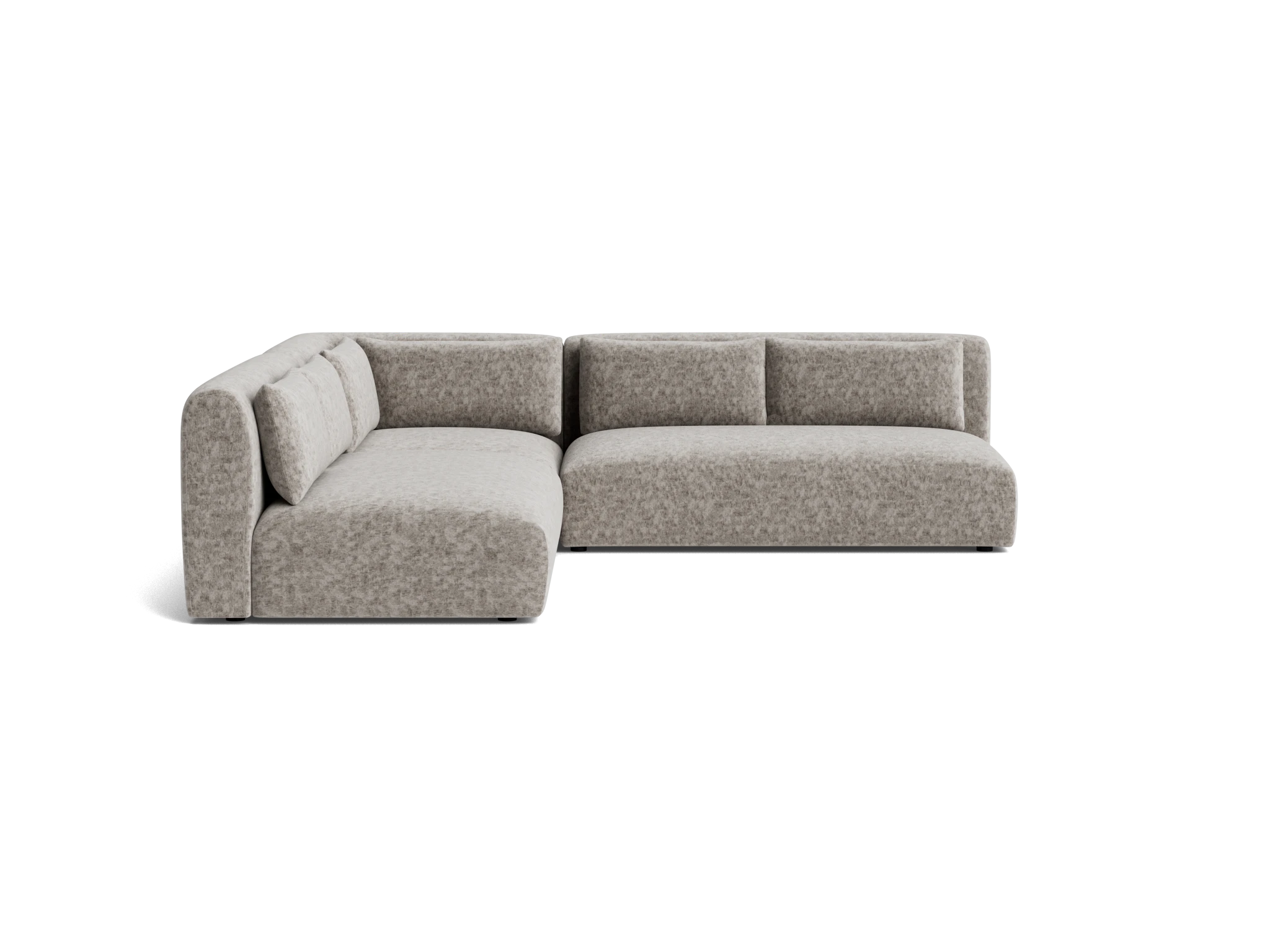 carin modular armless corner sectional prime stone