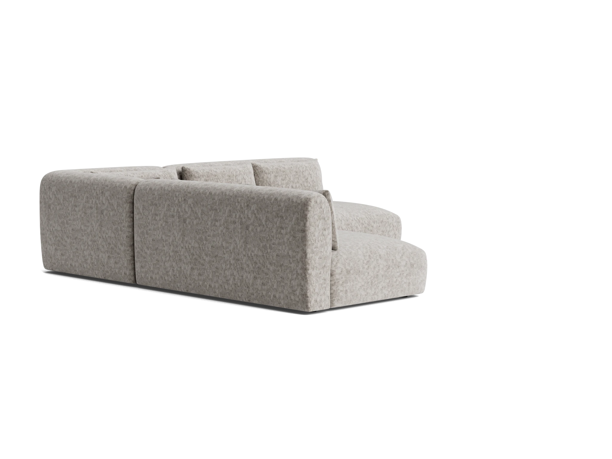 carin modular armless corner sectional prime stone