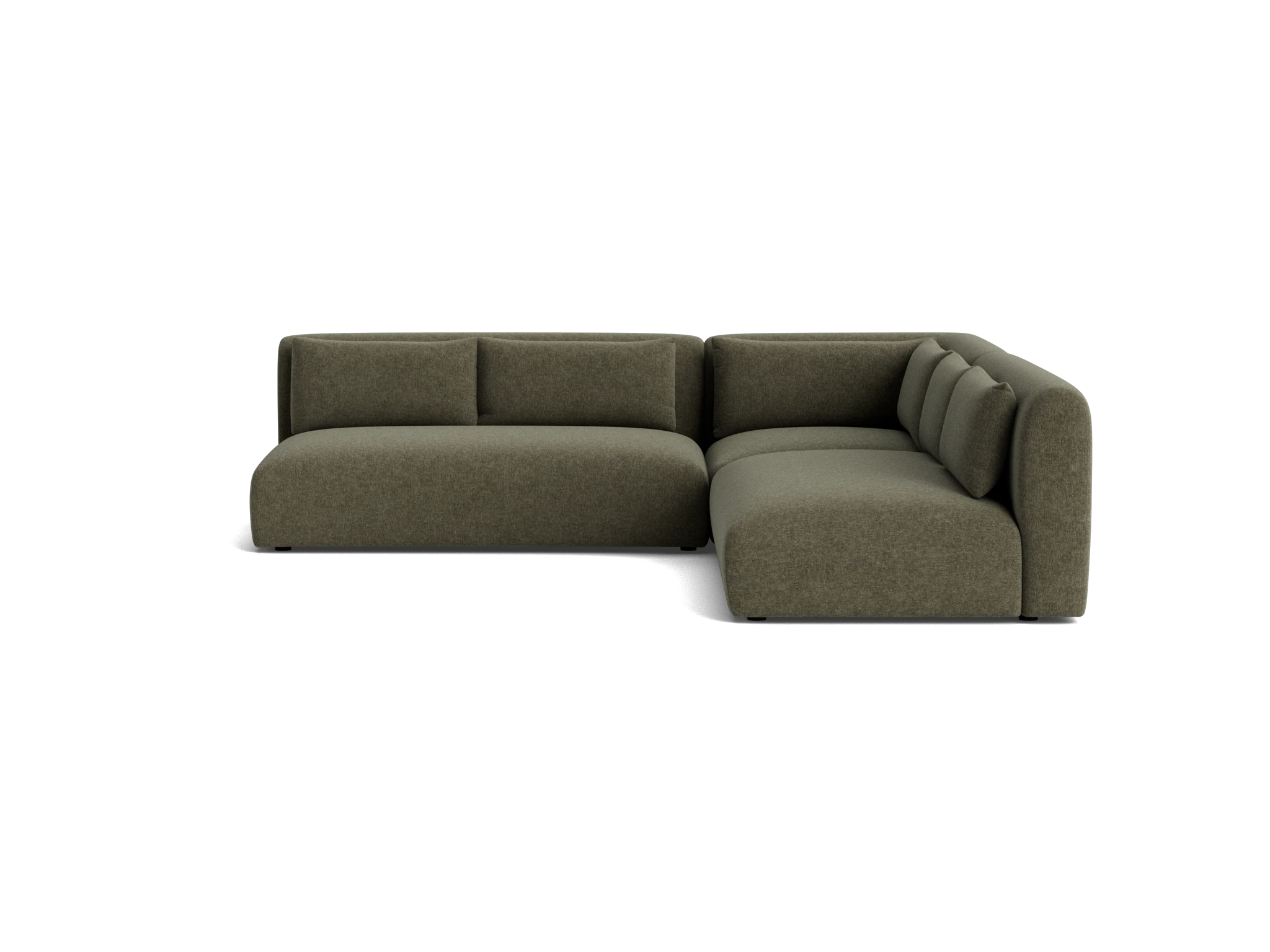 carin modular armless corner sectional kenley spruce