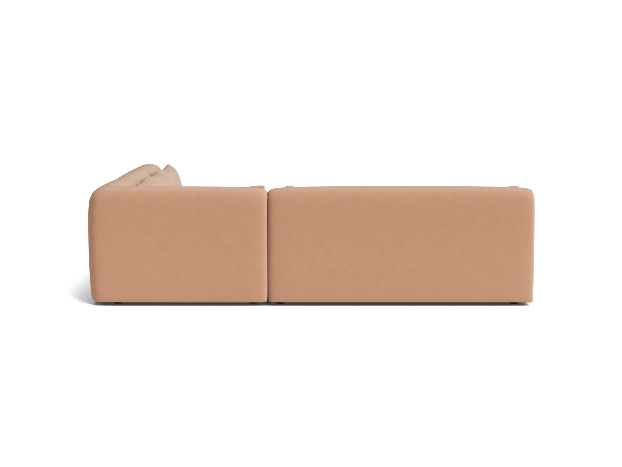 carin modular armless corner sectional caspiar chiffon