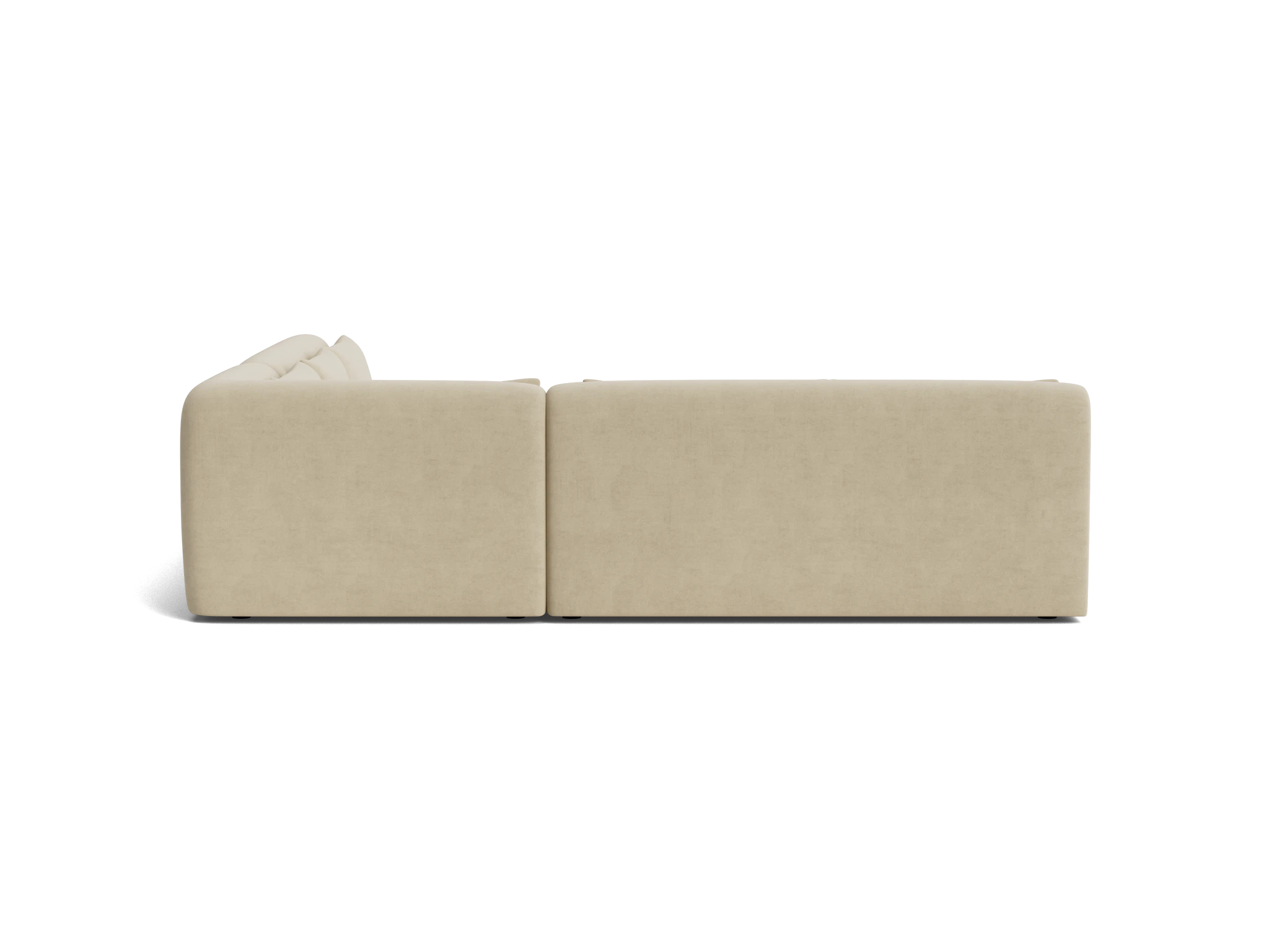 carin modular armless corner sectional royale sand