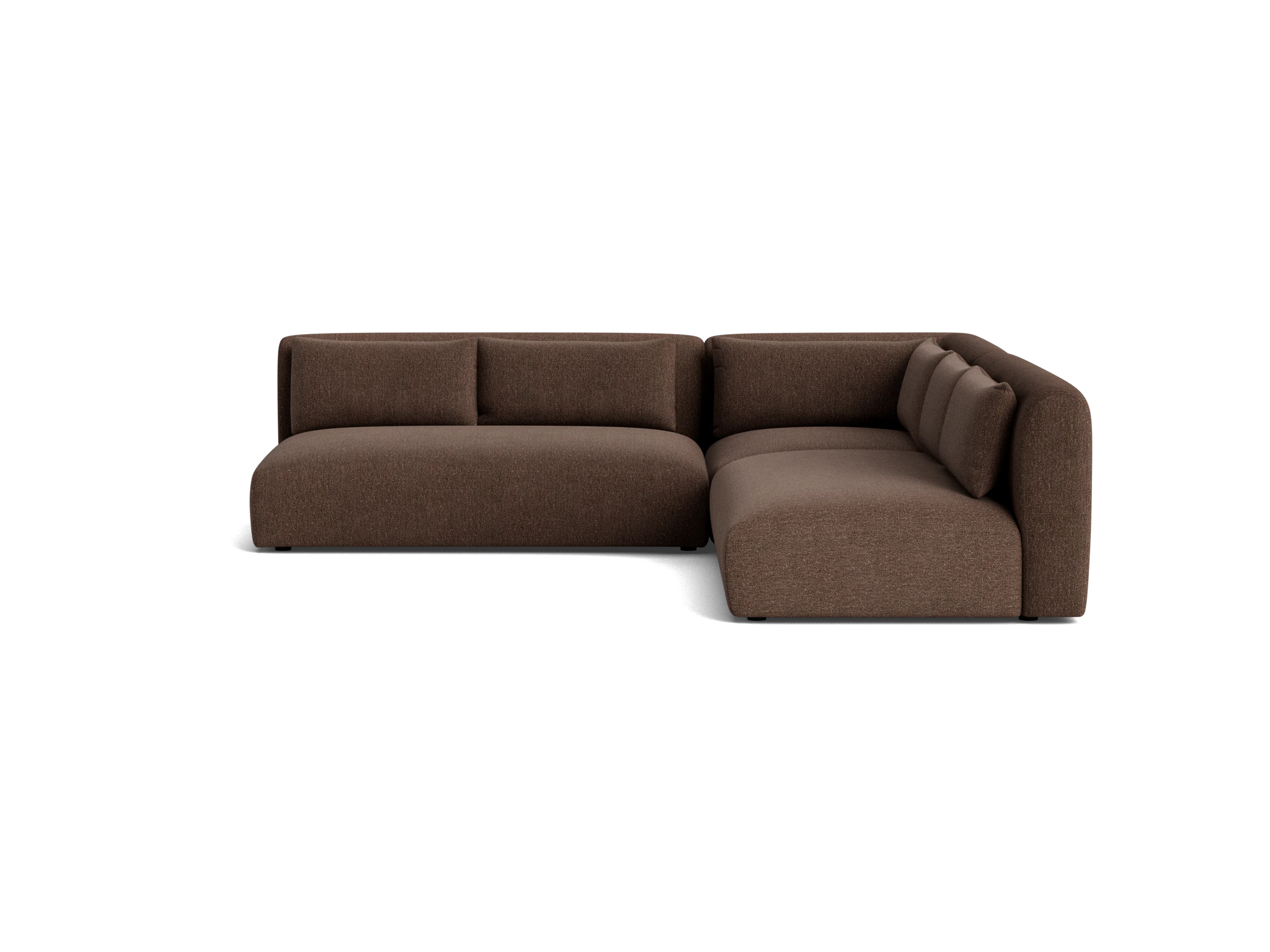 carin modular armless corner sectional resource truffle