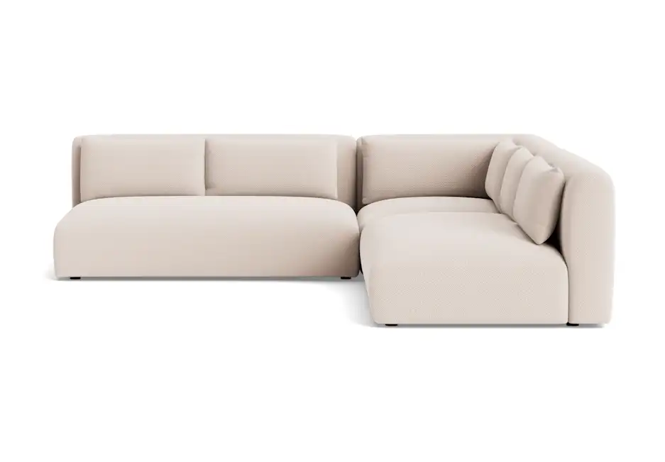 carin modular armless corner sectional telly pearl