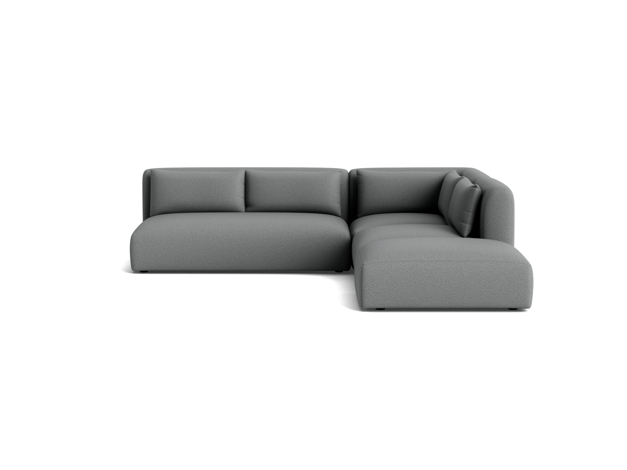carin modular armless sectional essence ash