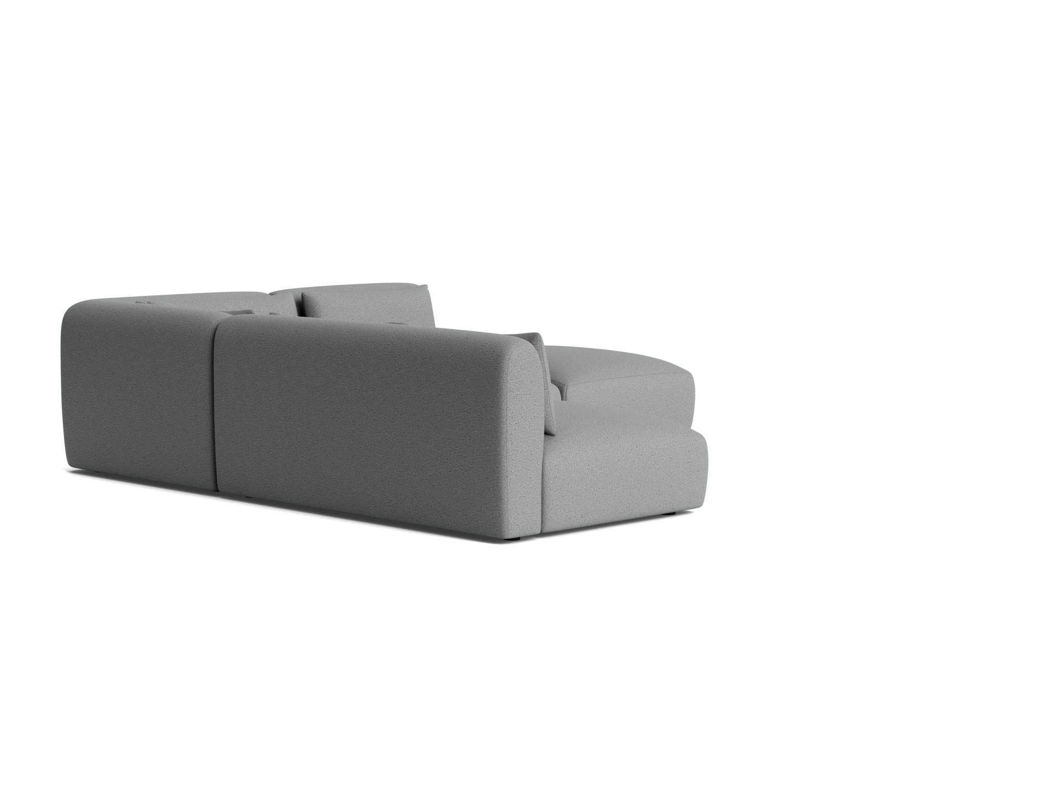 carin modular armless sectional essence ash