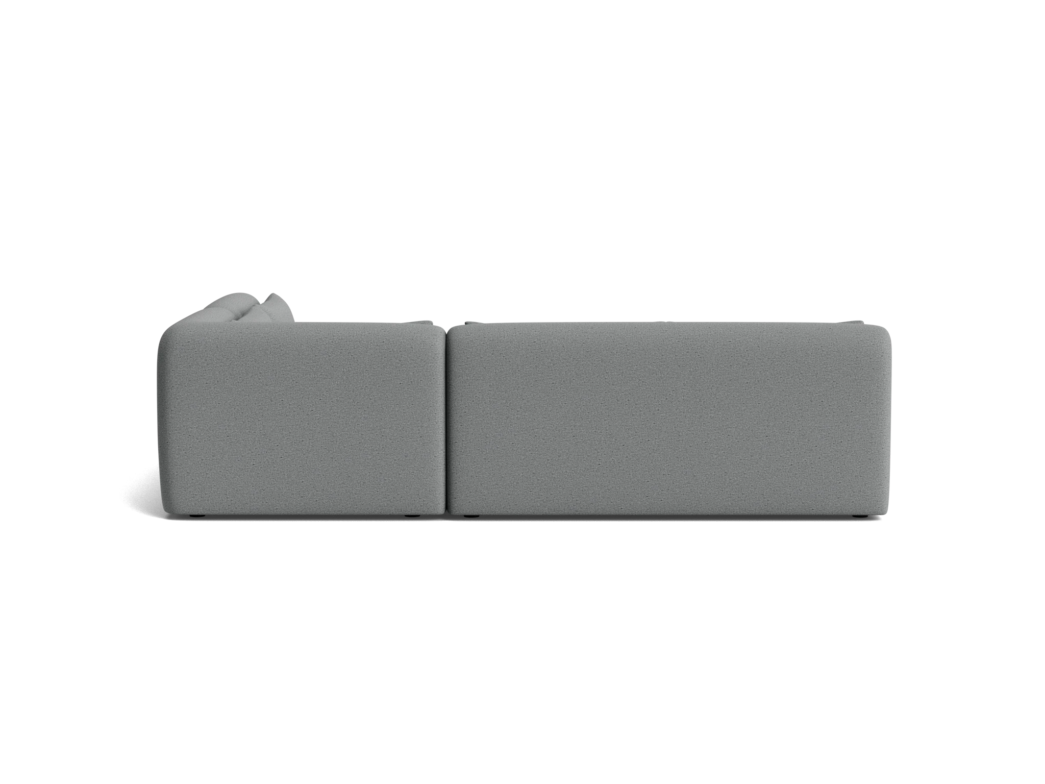 carin modular armless sectional essence ash