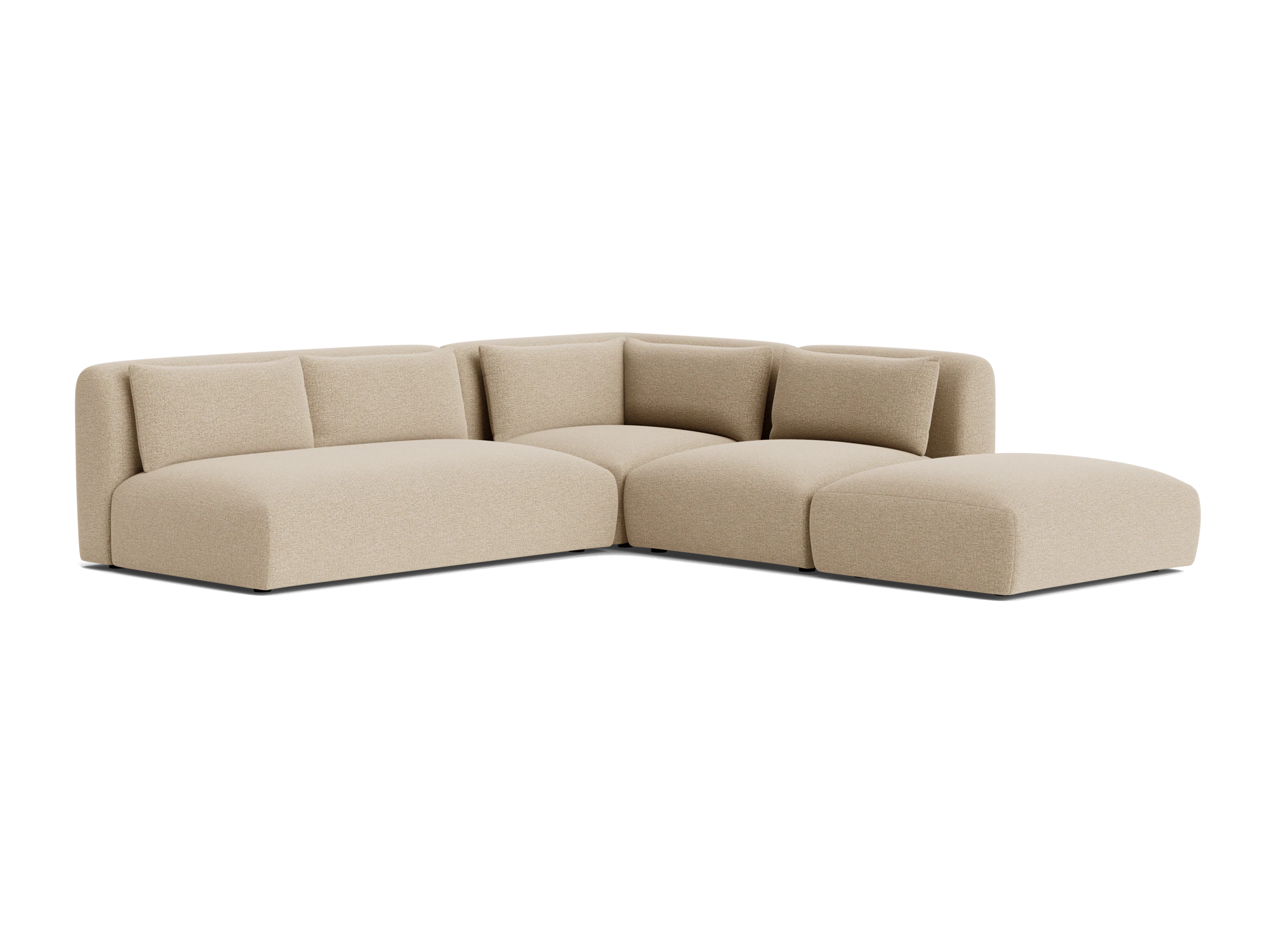 carin modular armless sectional cody sandstone