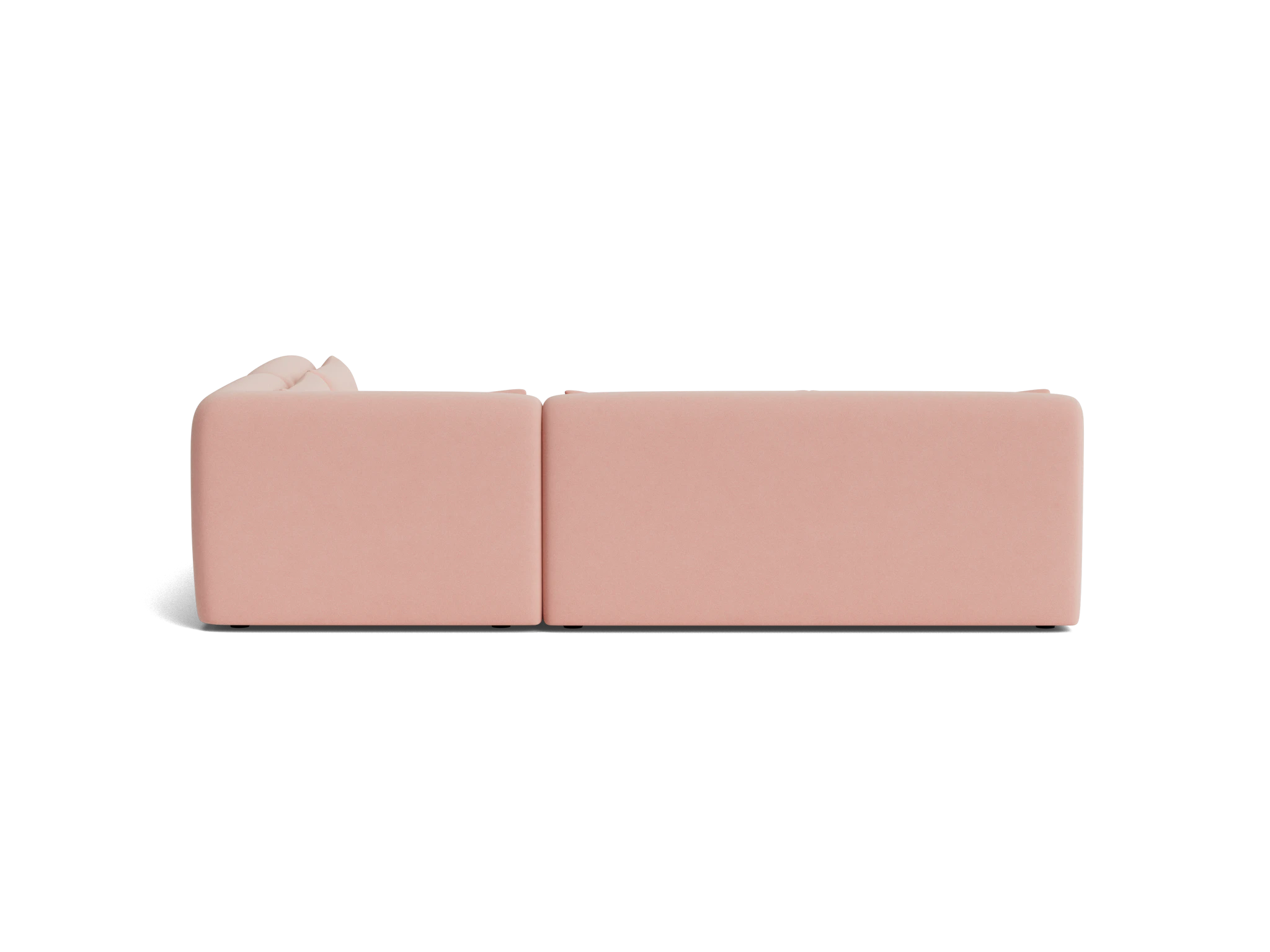 carin modular armless sectional royale blush