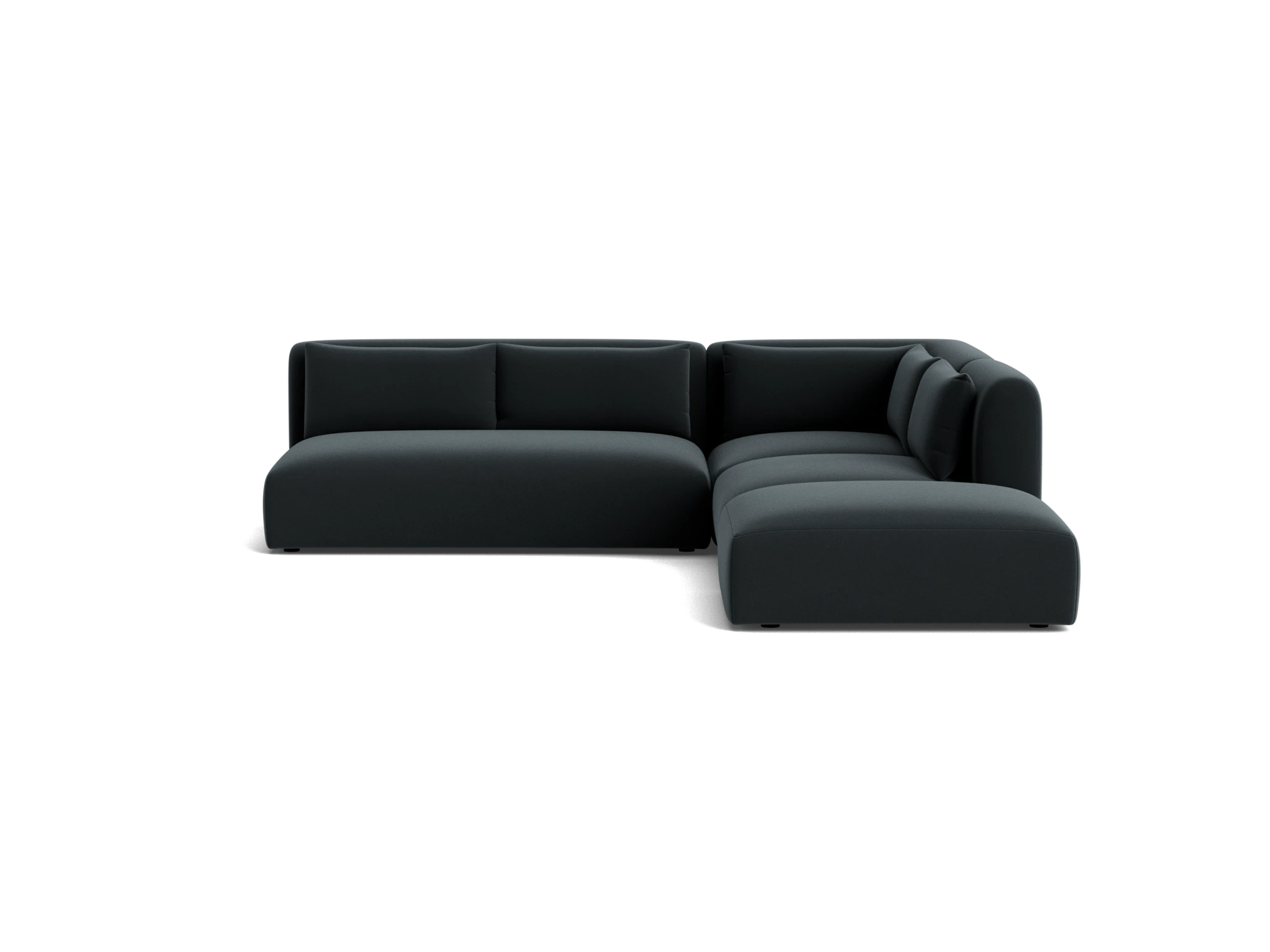 carin modular armless sectional royale gunmetal