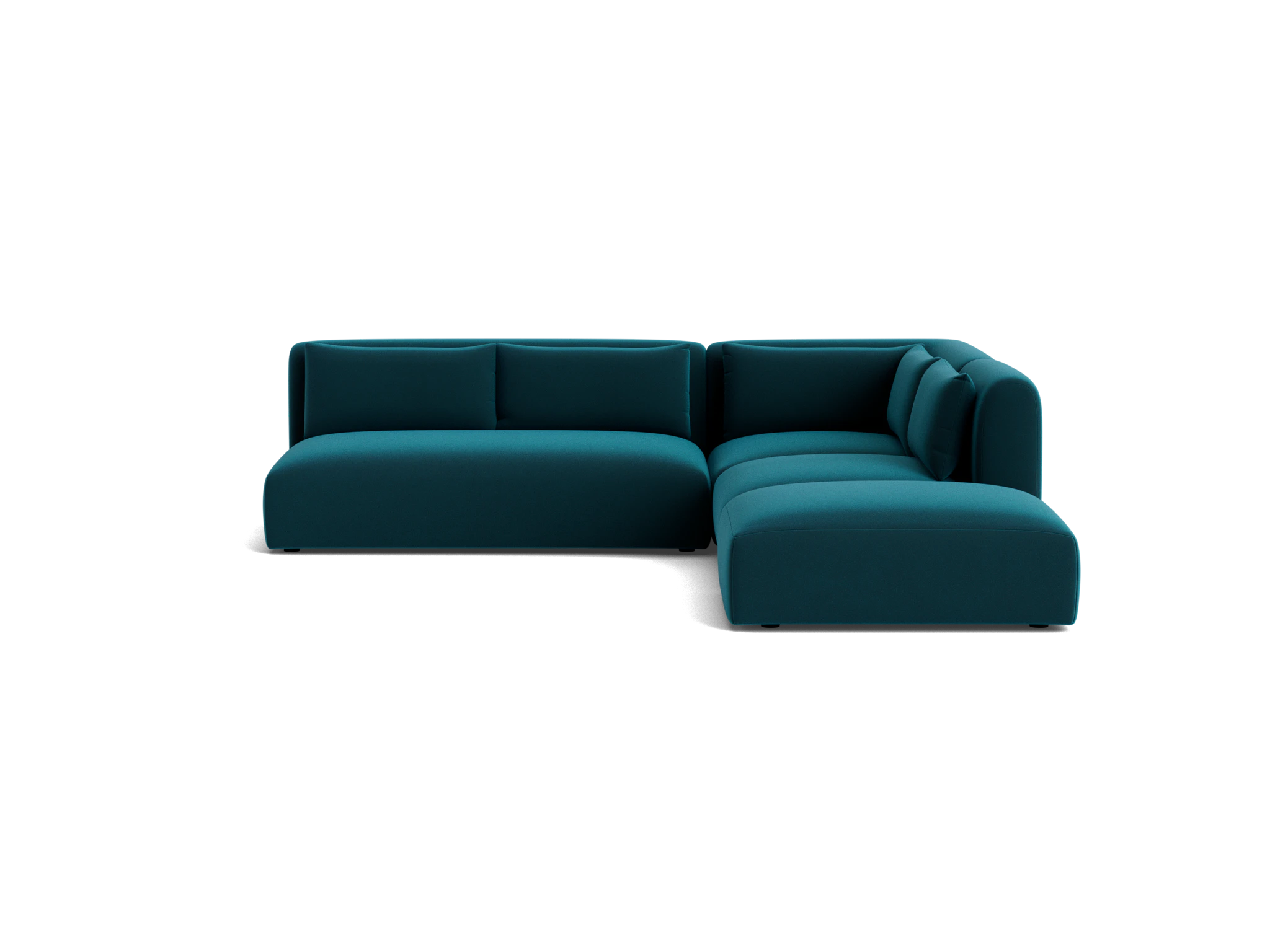 carin modular armless sectional royale peacock