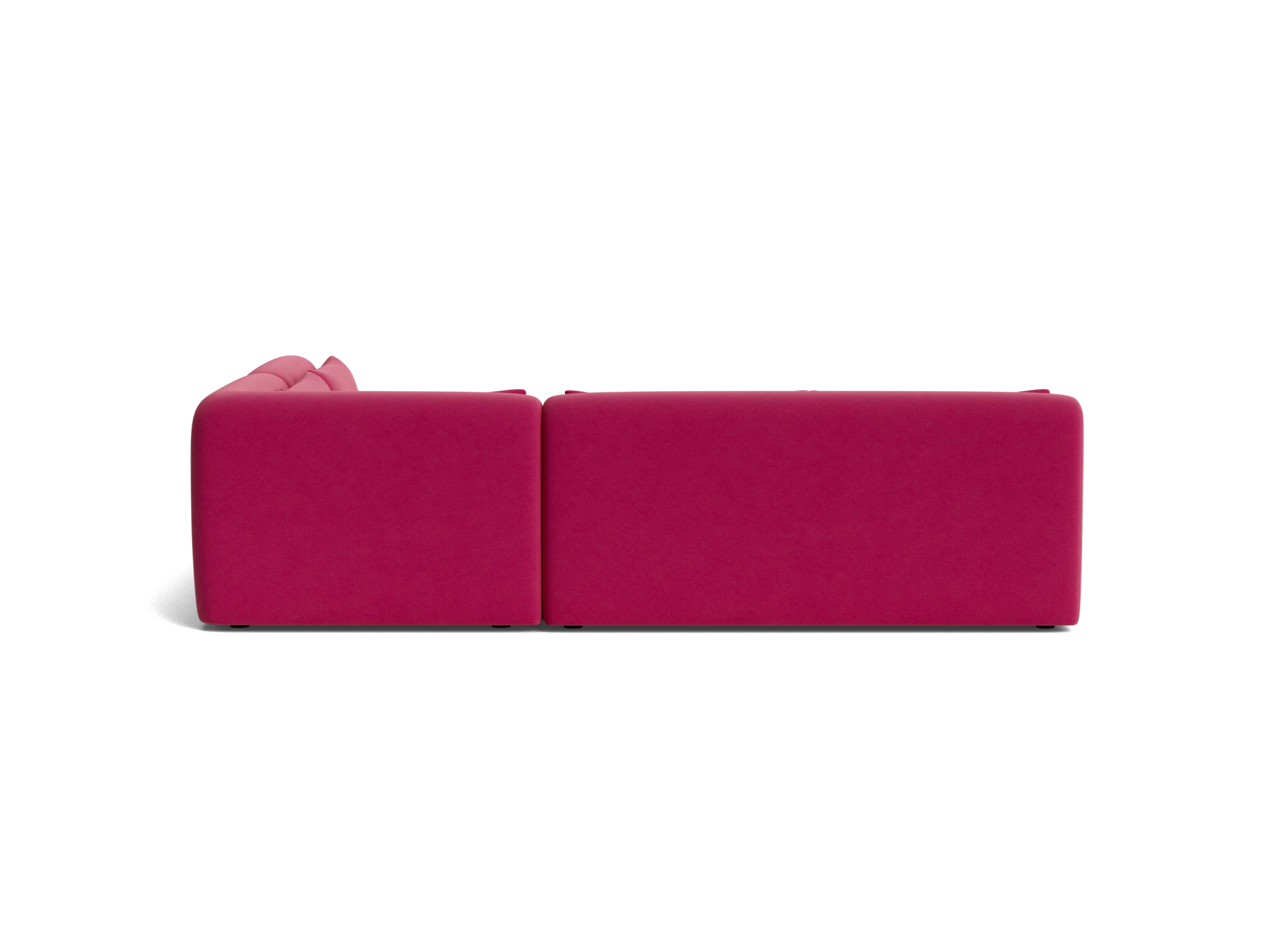carin modular armless sectional royale berry