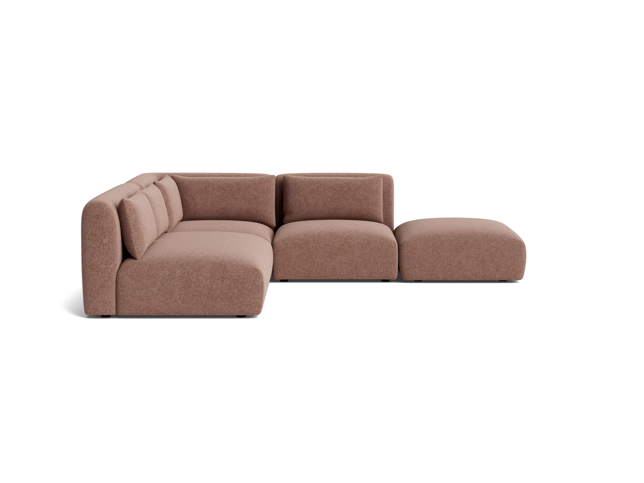 carin modular armless sectional kenley mauve