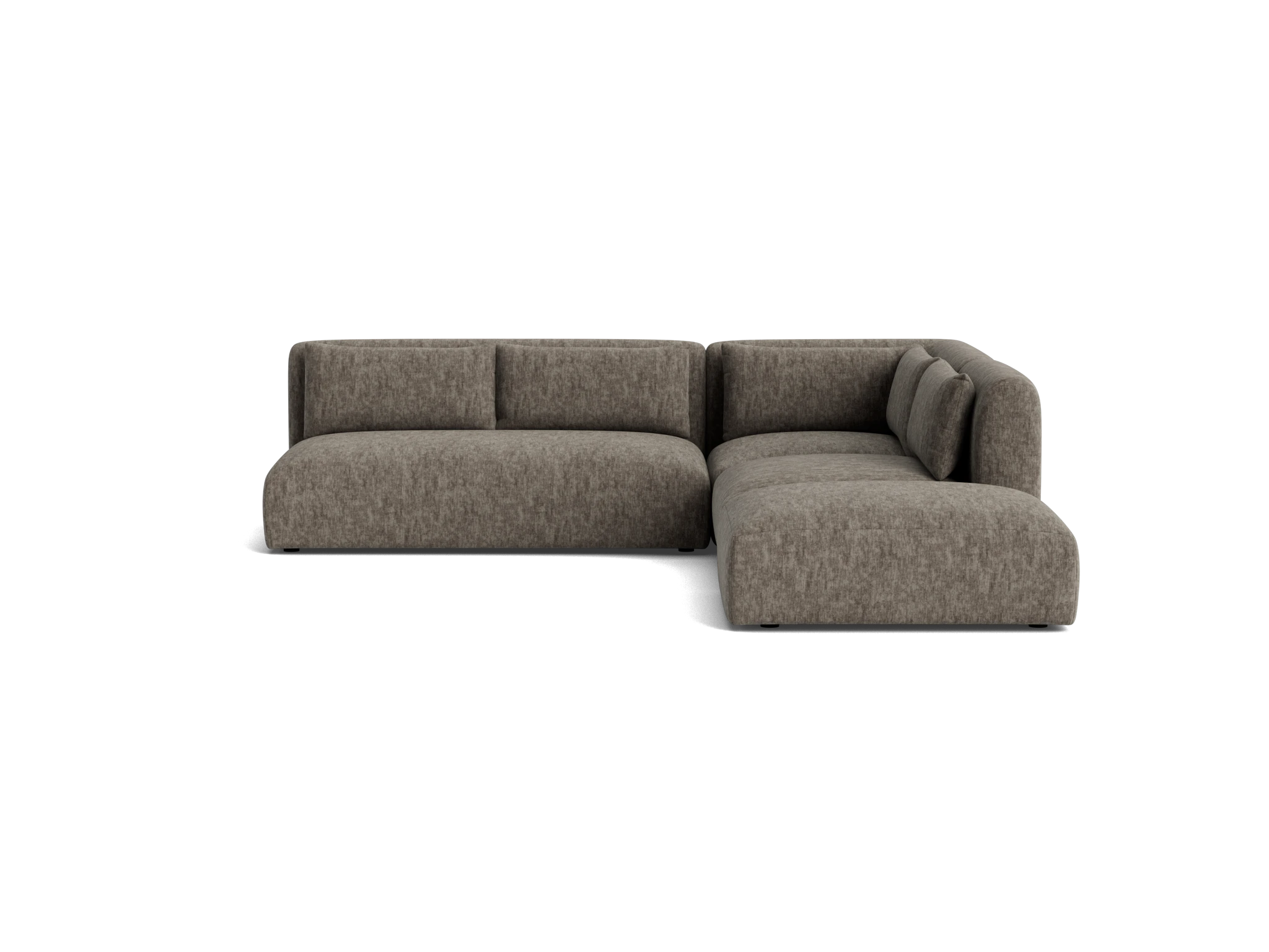 carin modular armless sectional crave mocha latte