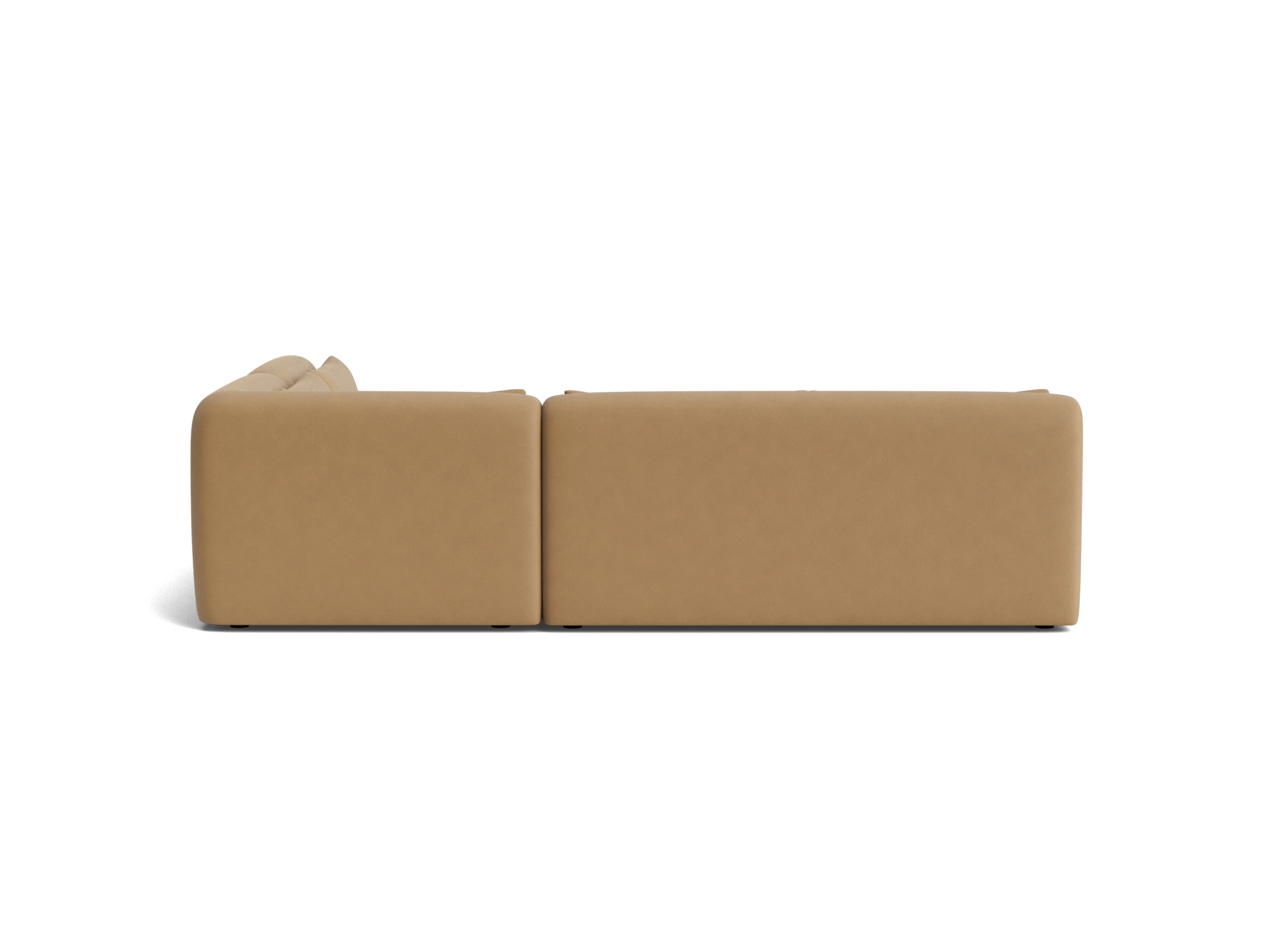 carin modular armless sectional washed california biscuit
