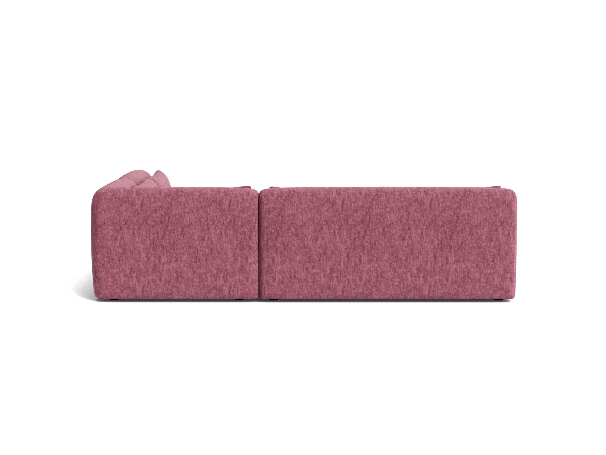 carin modular armless sectional crave pantone heather rose