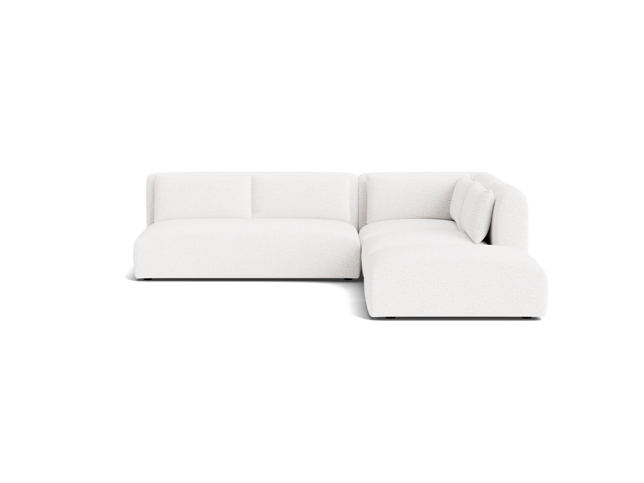 carin modular armless sectional karina pantone cloud dancer