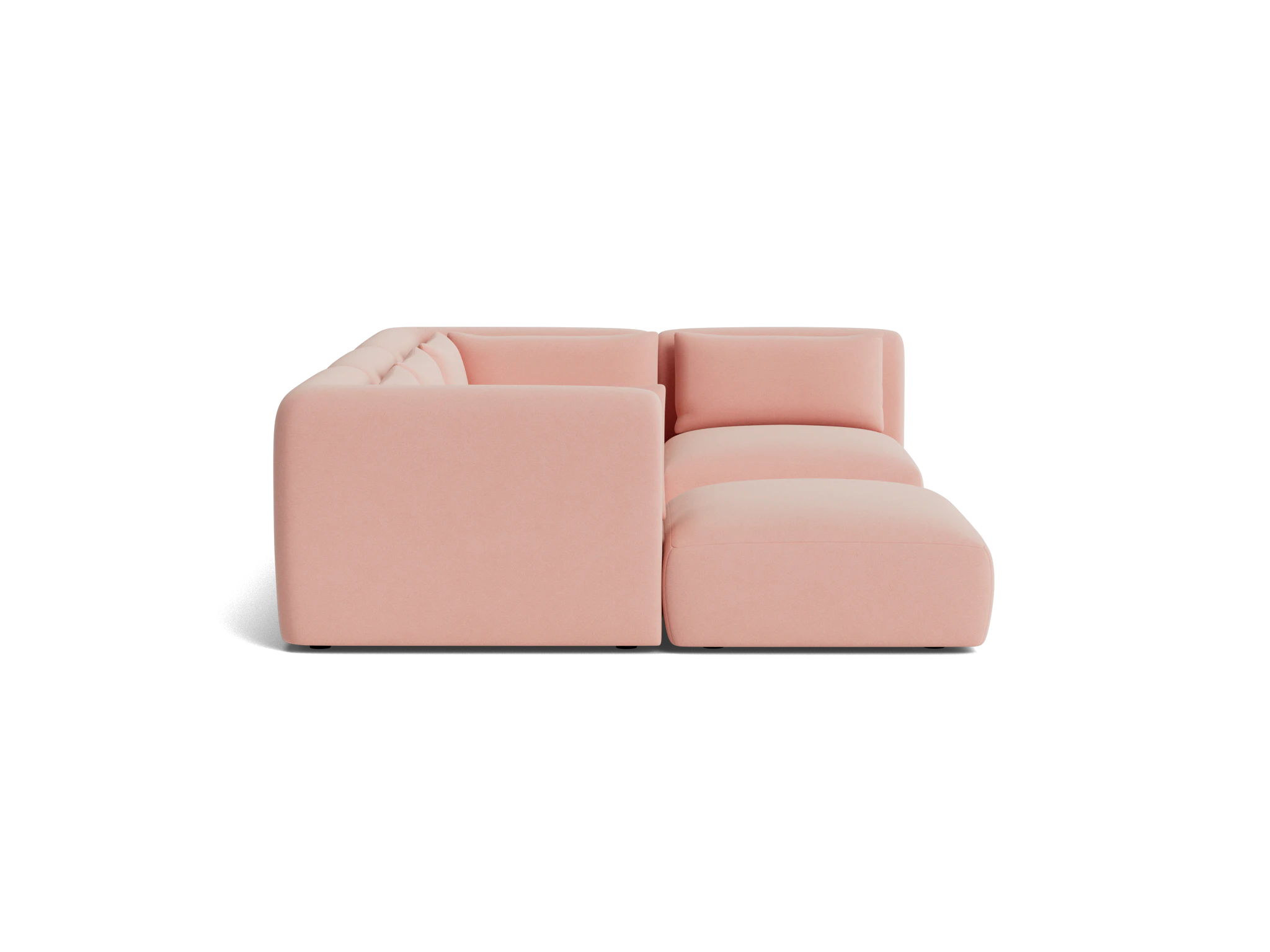 carin modular sofa bumper sectional royale blush