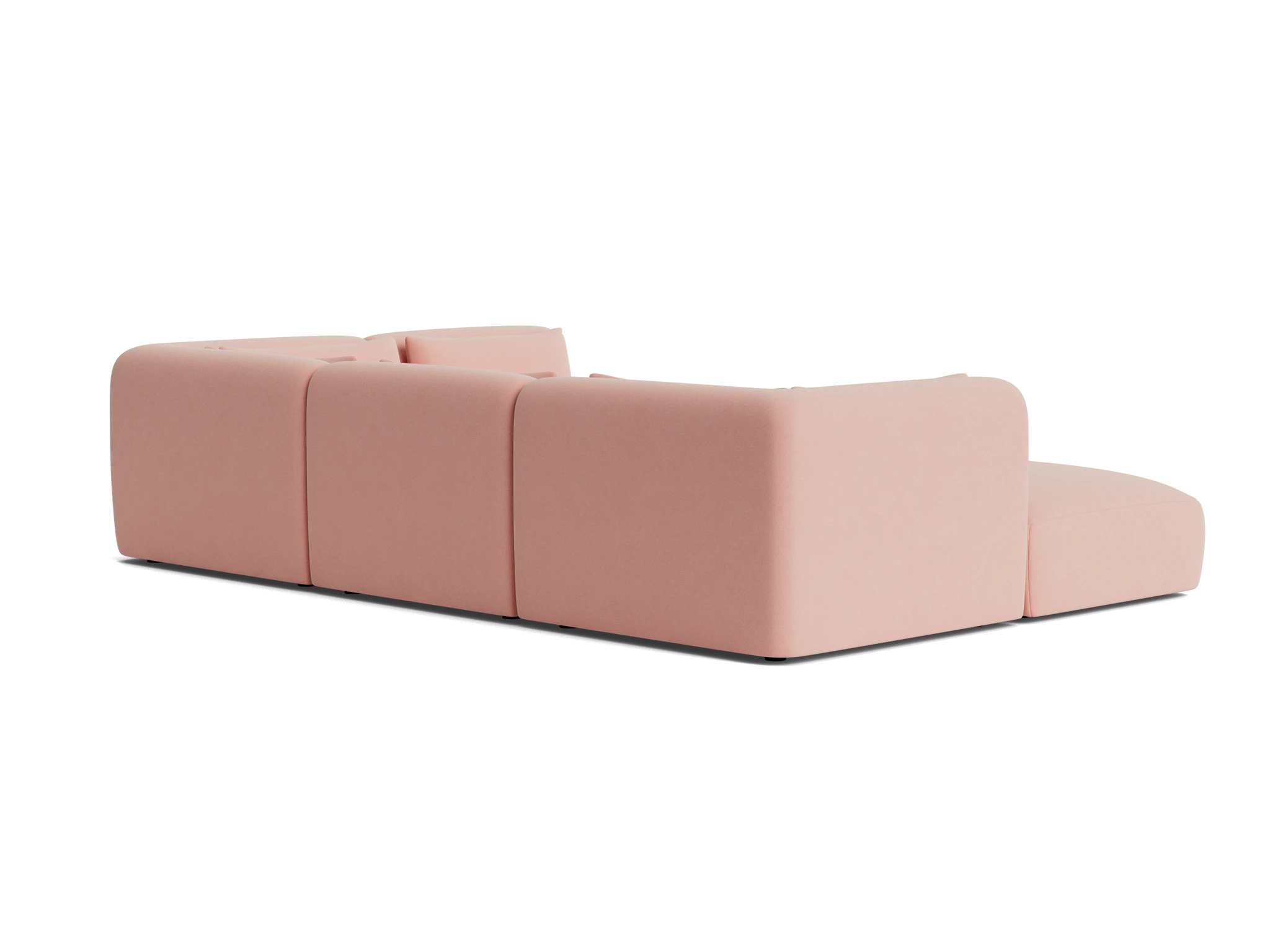 carin modular sofa bumper sectional royale blush