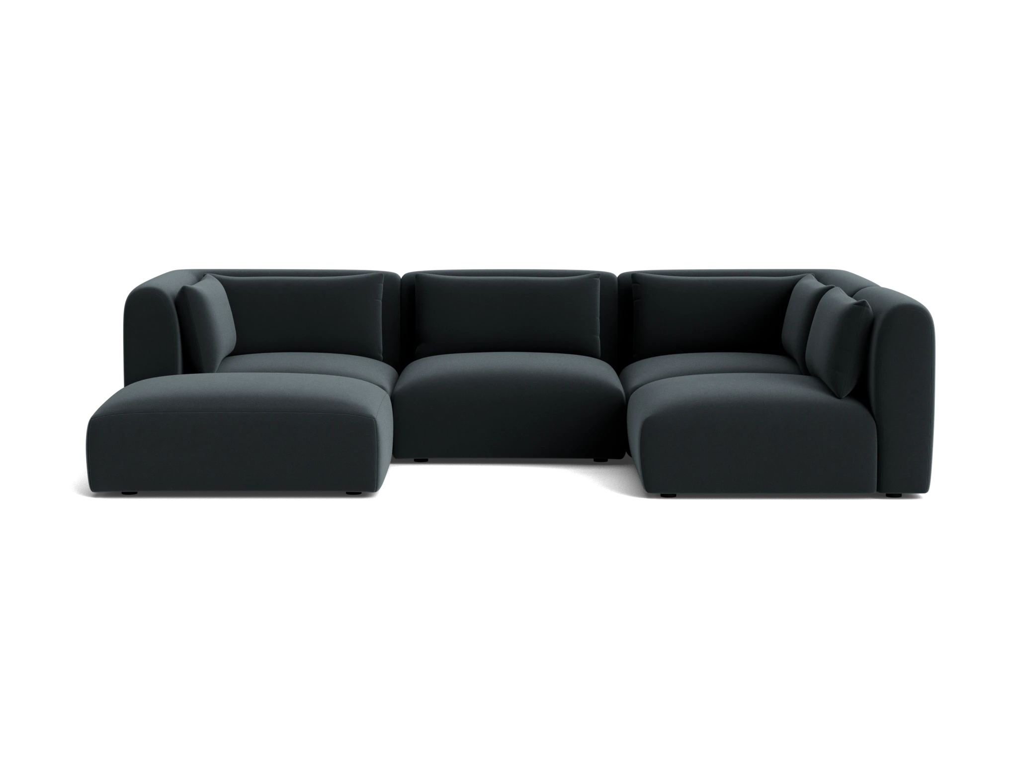 carin modular sofa bumper sectional royale gunmetal