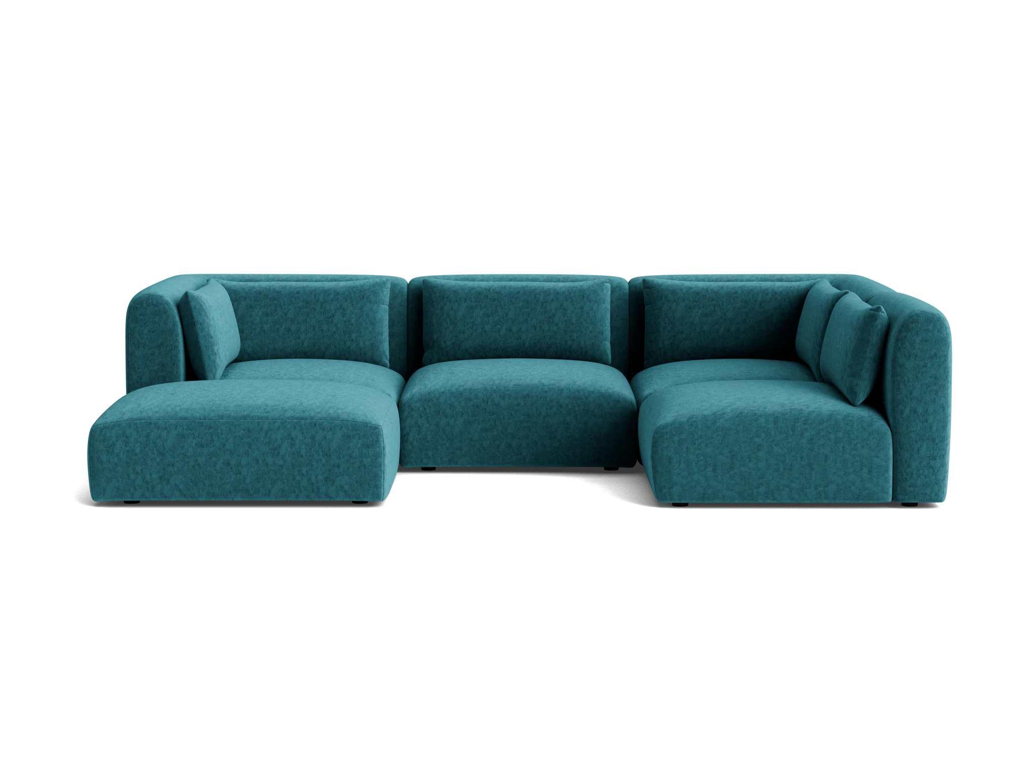 carin modular sofa bumper sectional prime peacock