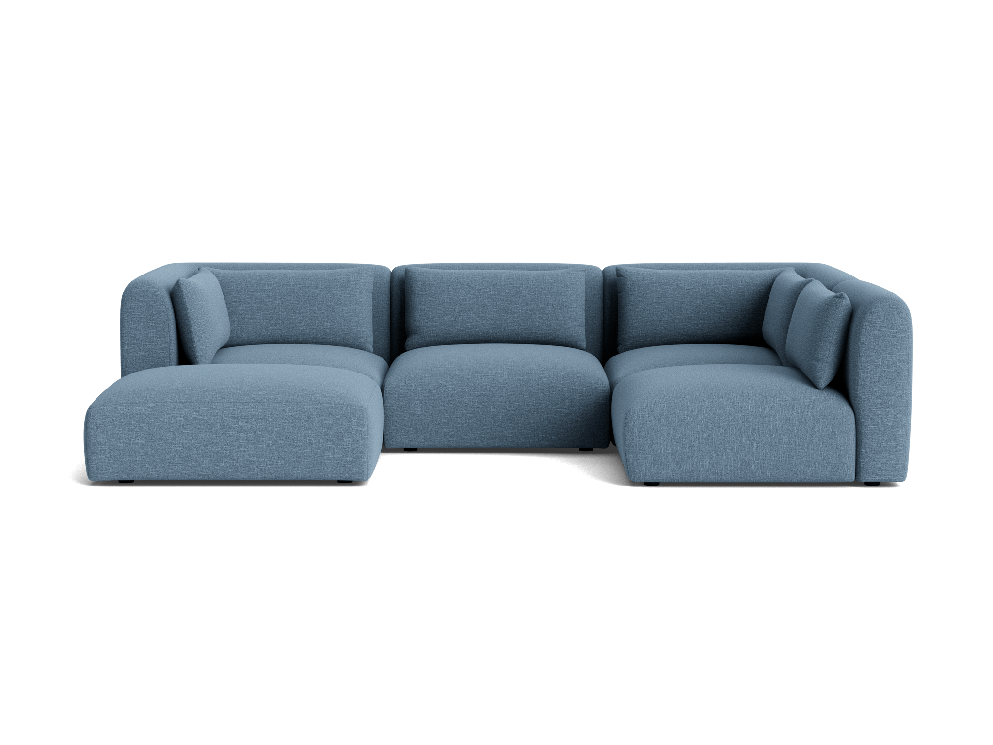 carin modular sofa bumper sectional milo french blue