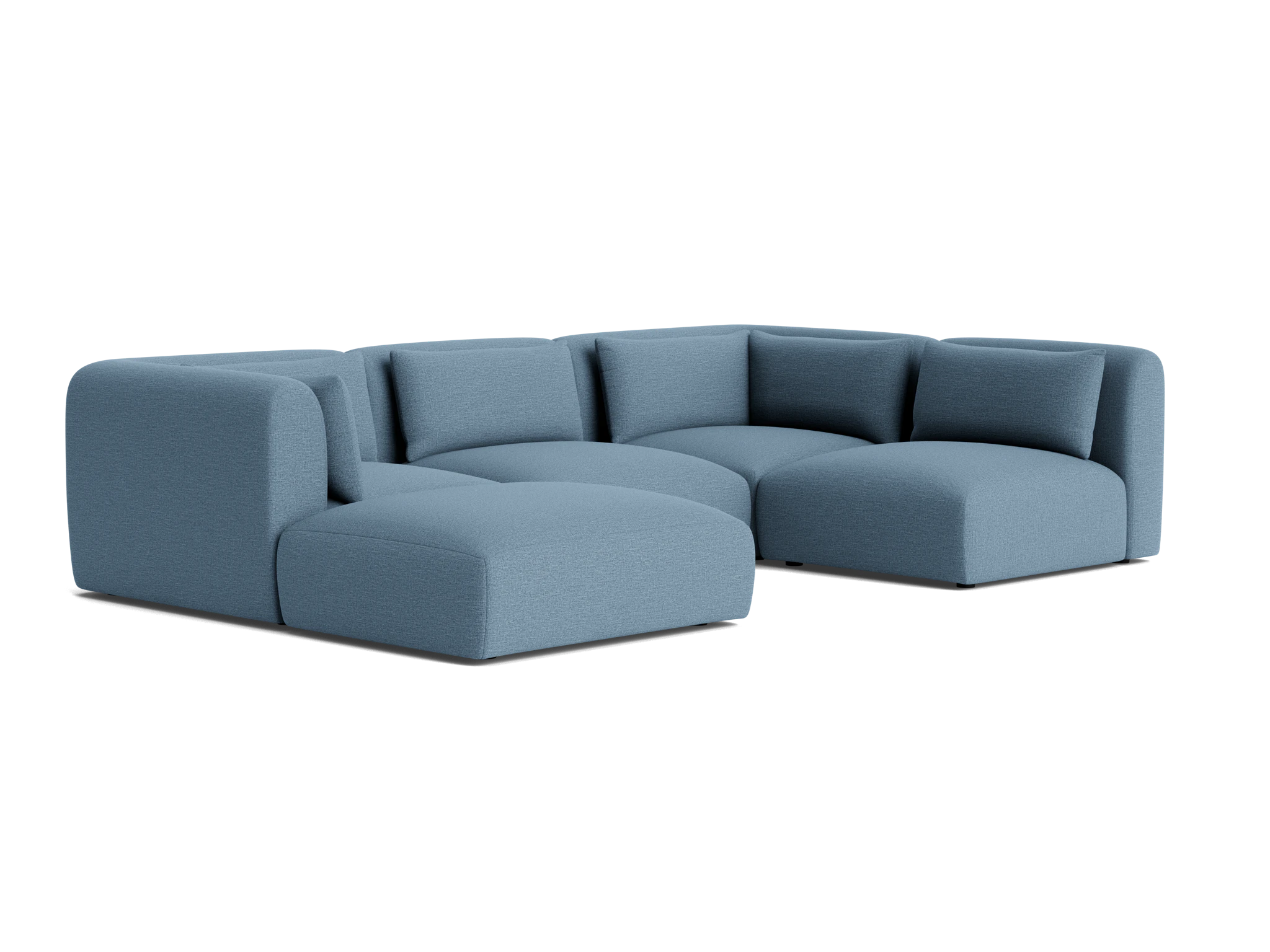 carin modular sofa bumper sectional milo french blue