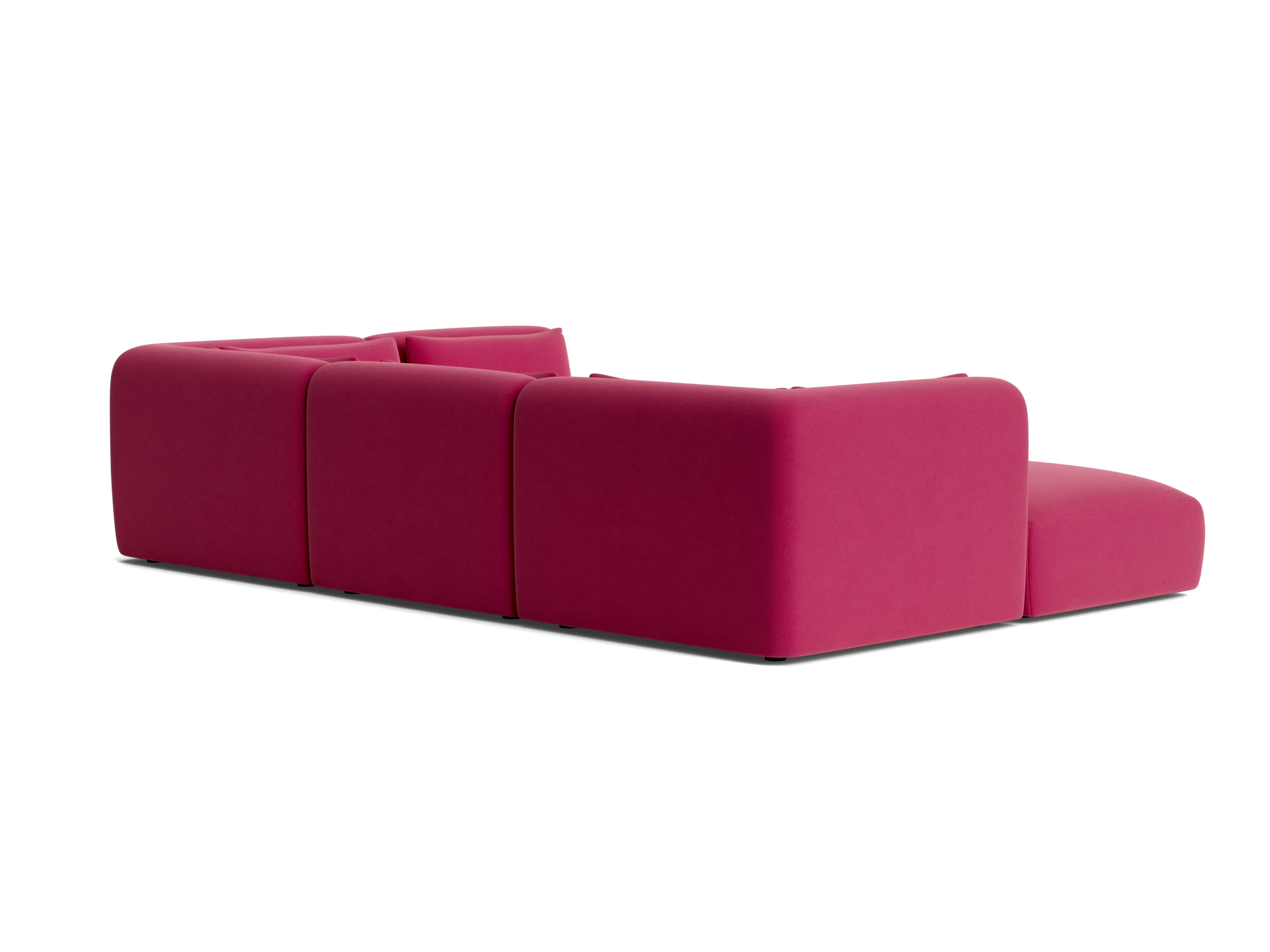 carin modular sofa bumper sectional royale berry