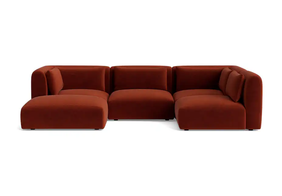 carin modular sofa bumper sectional banks zinnia