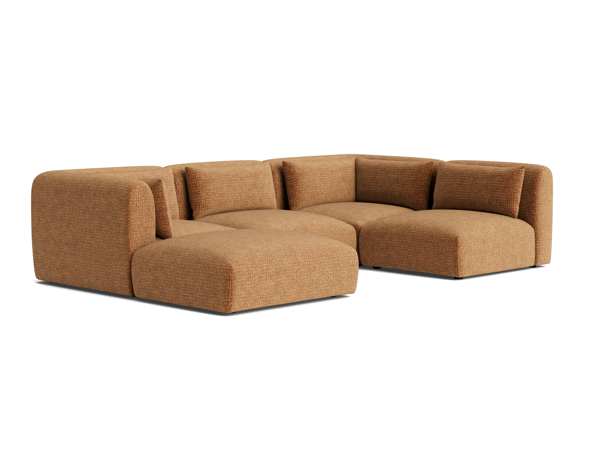 carin modular sofa bumper sectional soul pantone glazed ginger